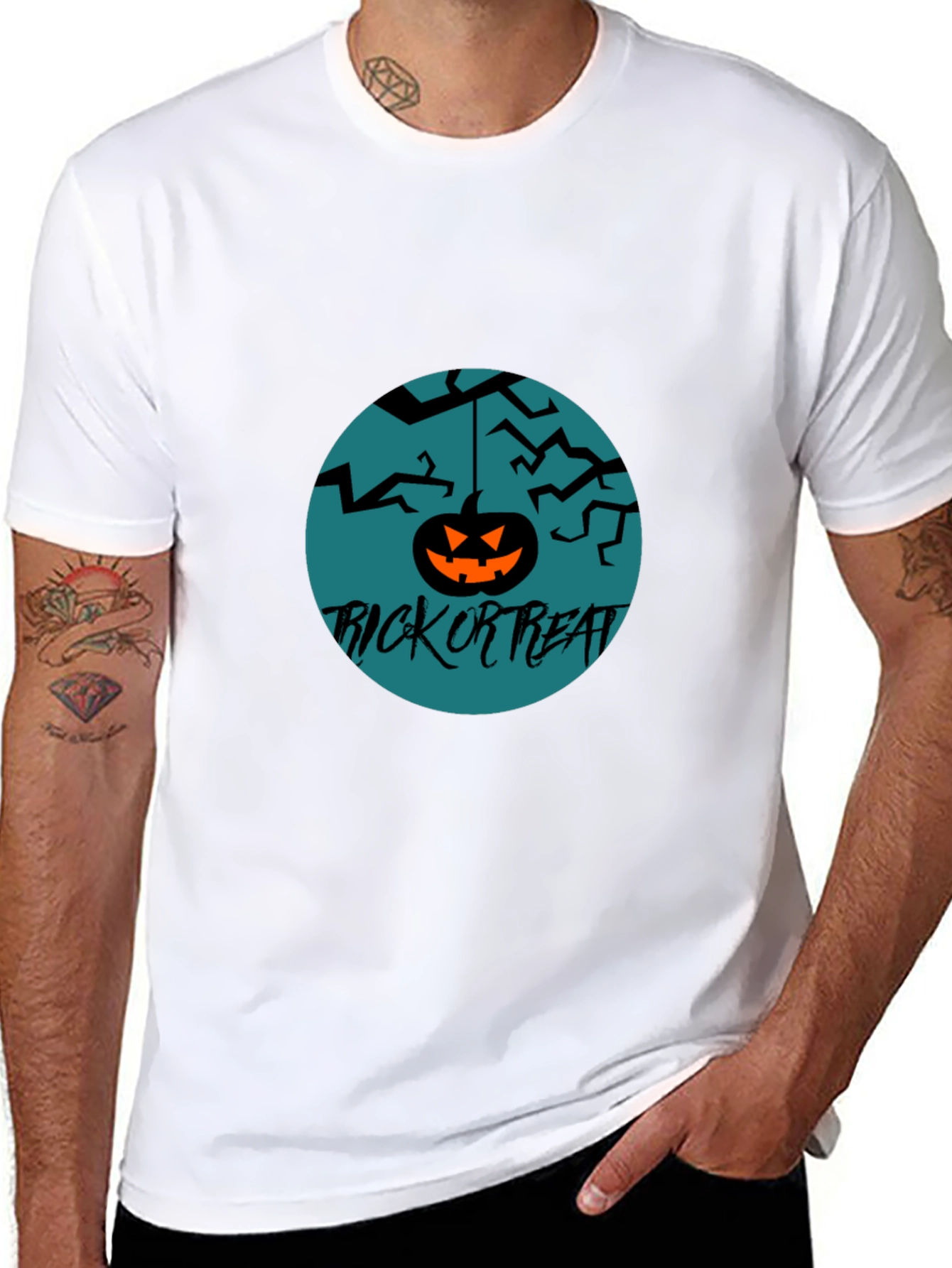 Halloween Trick or Treat Graphic Tee