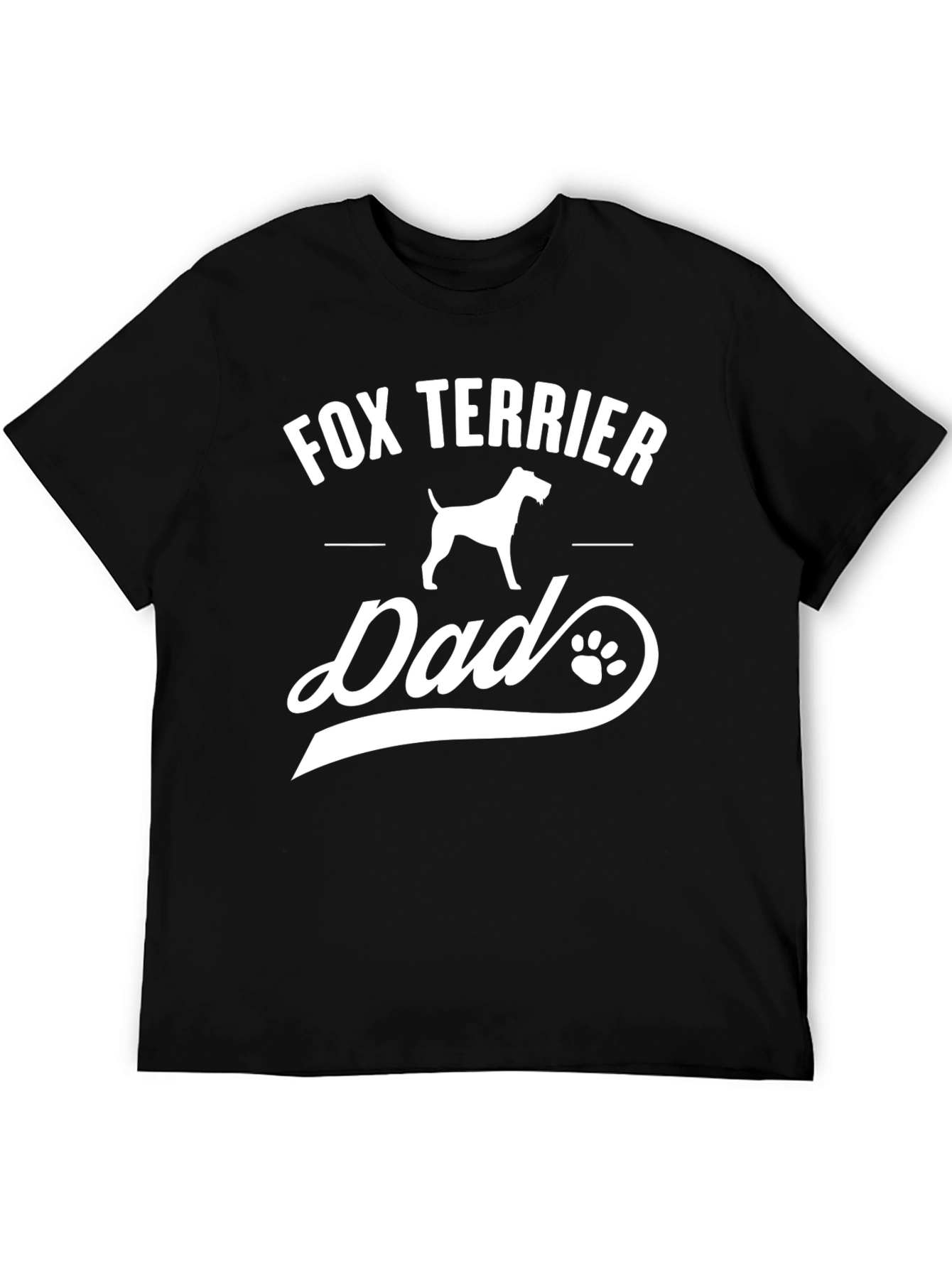 Fox Terrier Dad Graphic Tee - Dog Lover Gift