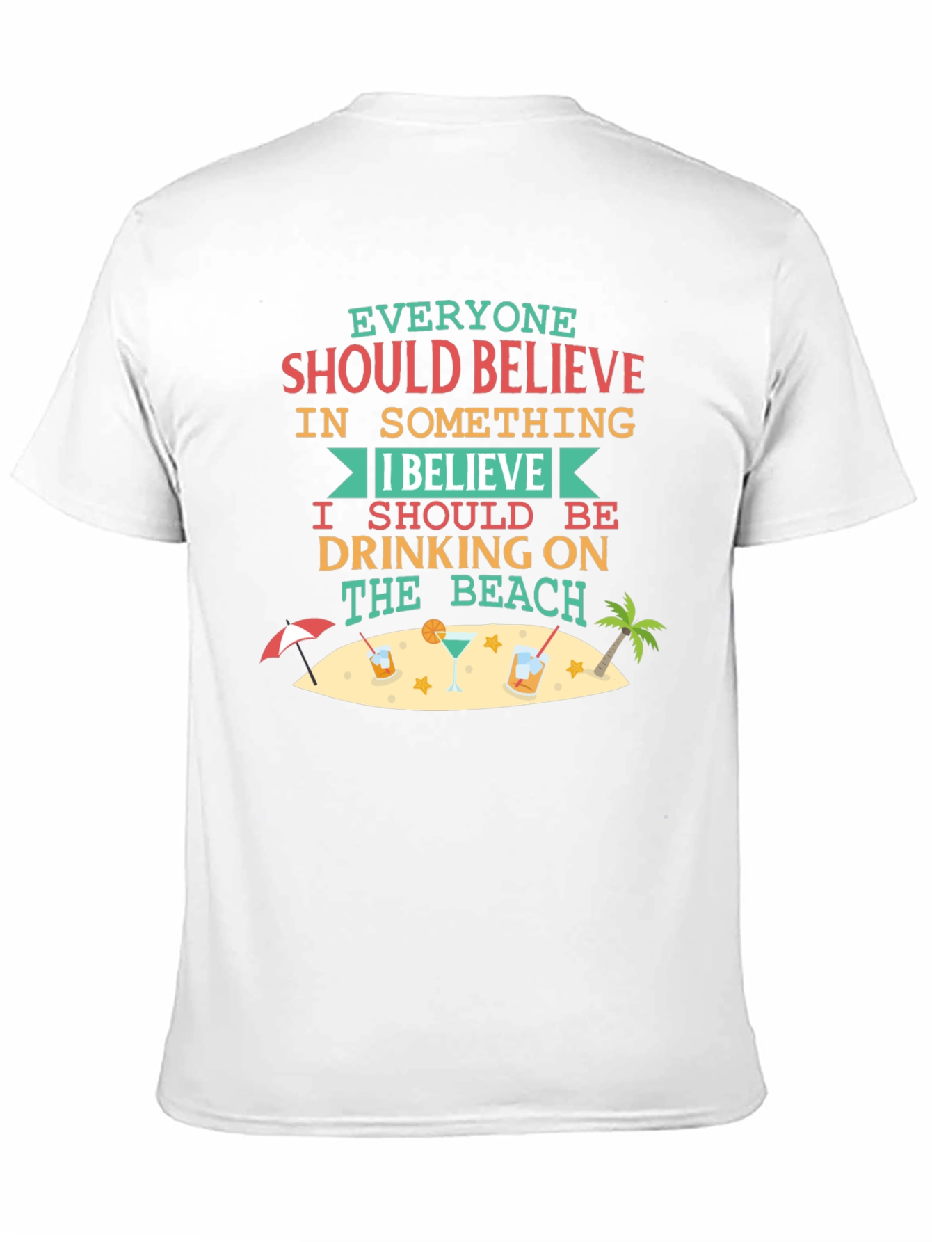 Drinking on the Beach T-Shirt - Summer Fun