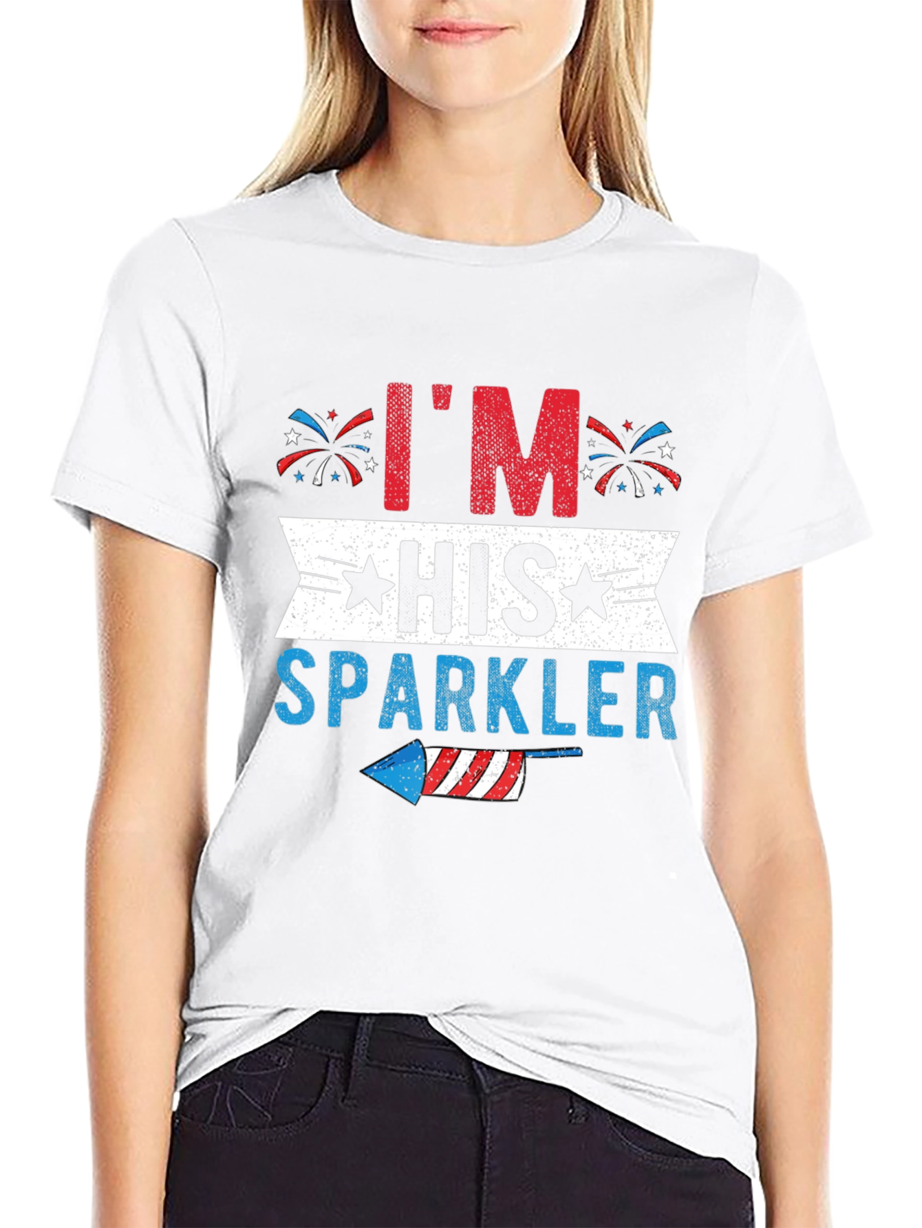 Im His Sparkler Patriotic T-Shirt