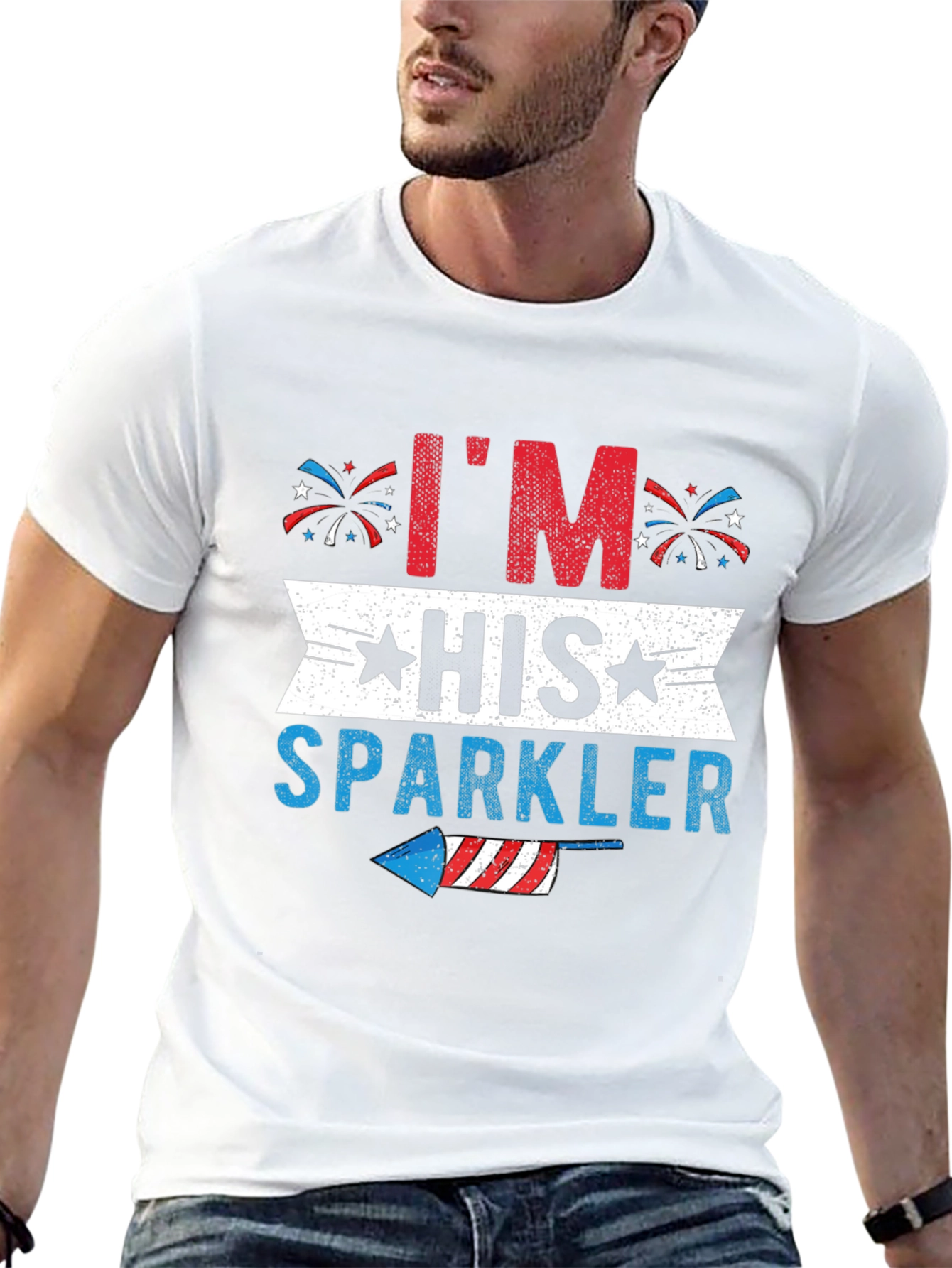 Im His Sparkler Patriotic T-Shirt