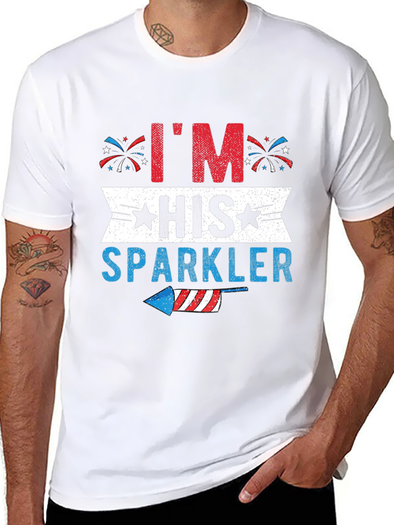 Im His Sparkler Patriotic T-Shirt