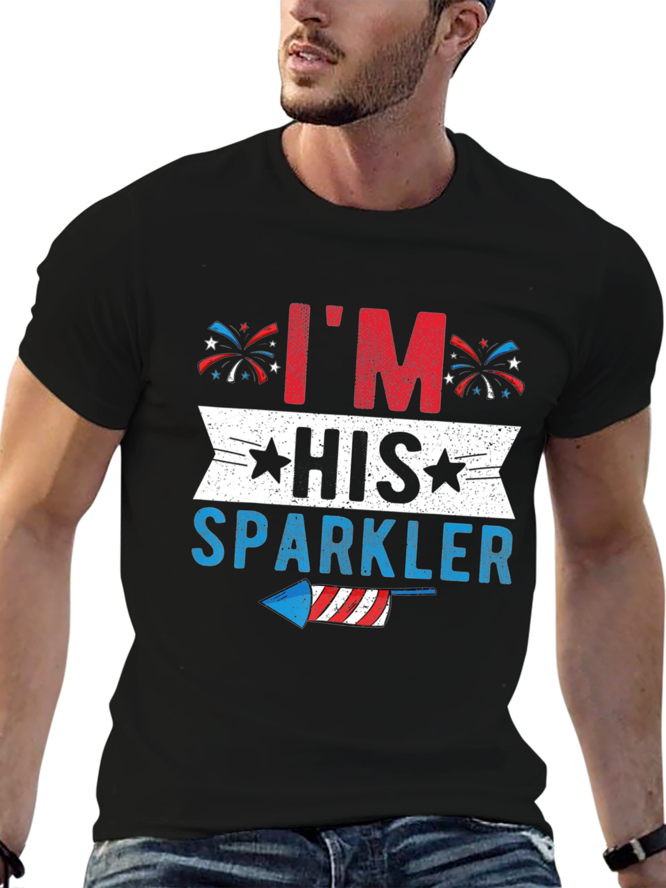 Im His Sparkler Patriotic T-Shirt