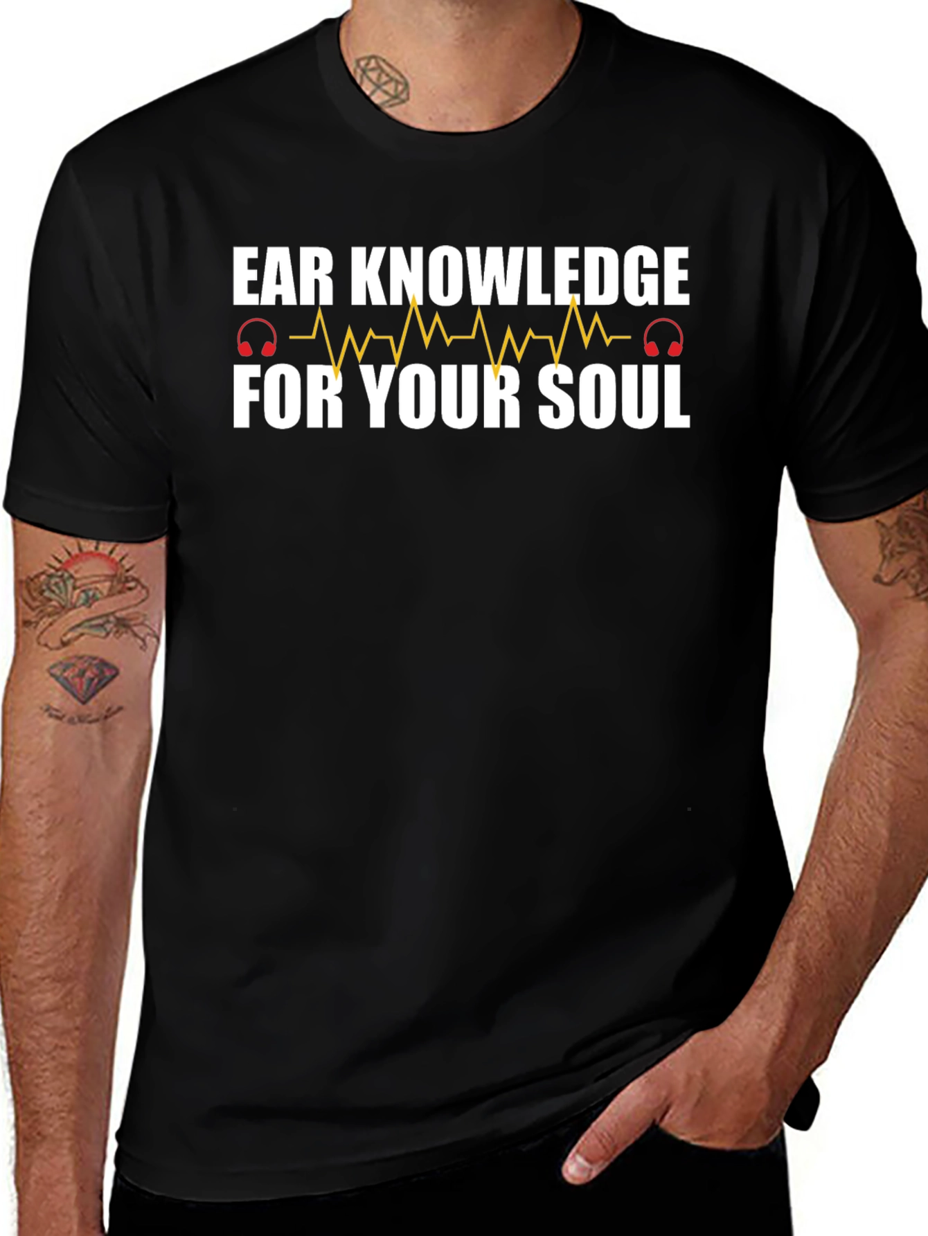 Ear Knowledge T-Shirt - Music for the Soul!