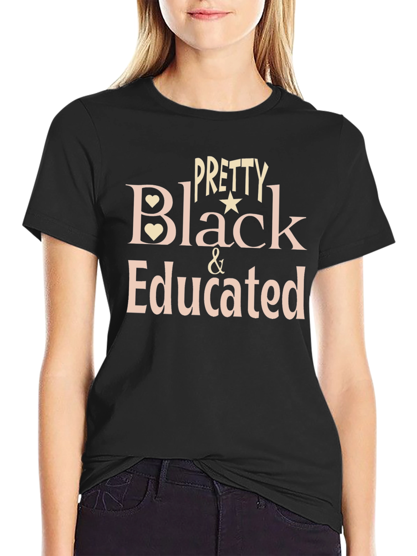 Pretty Black & Educated Graphic Tee