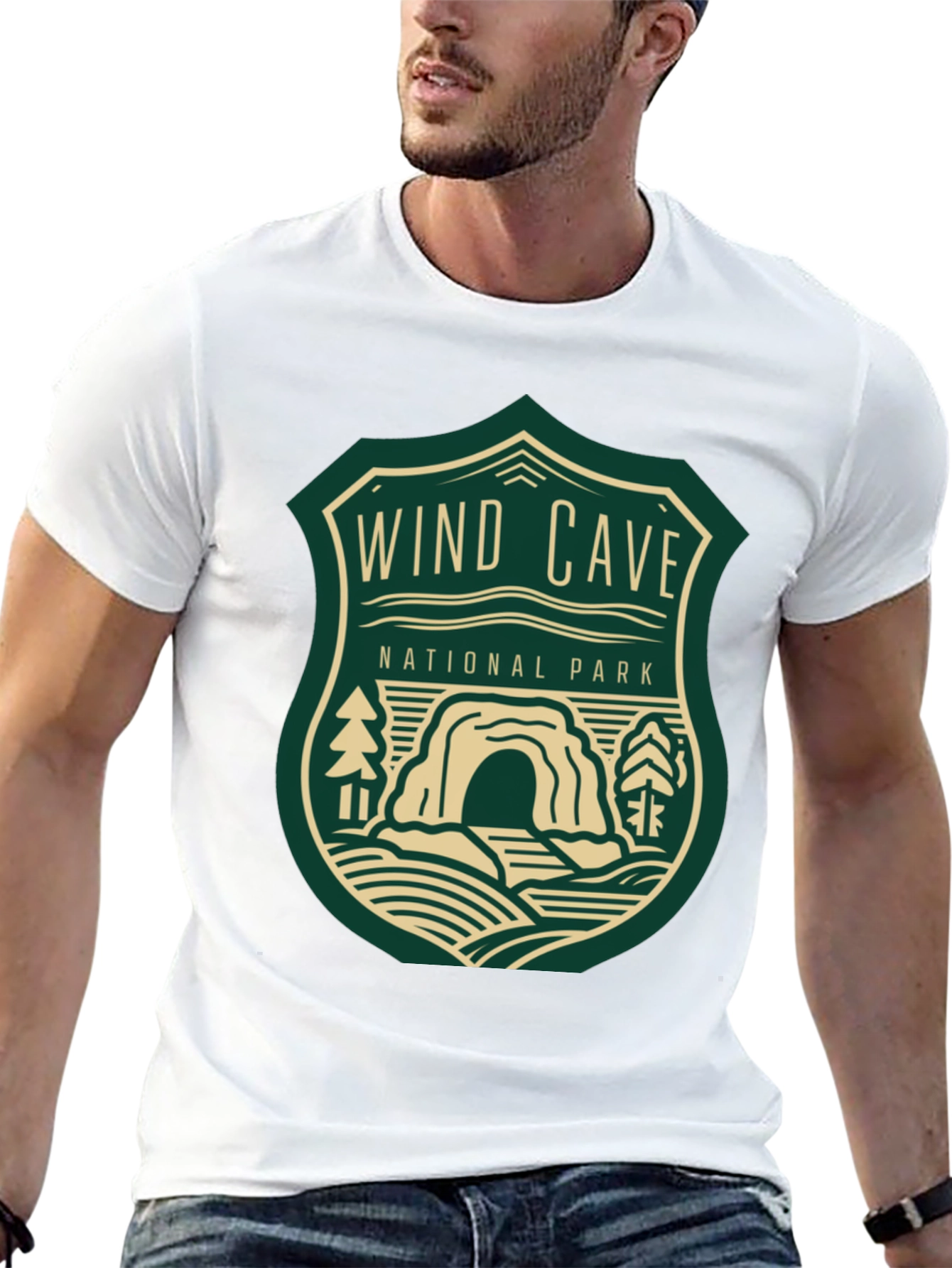 Wind Cave National Park Graphic Tee - Black