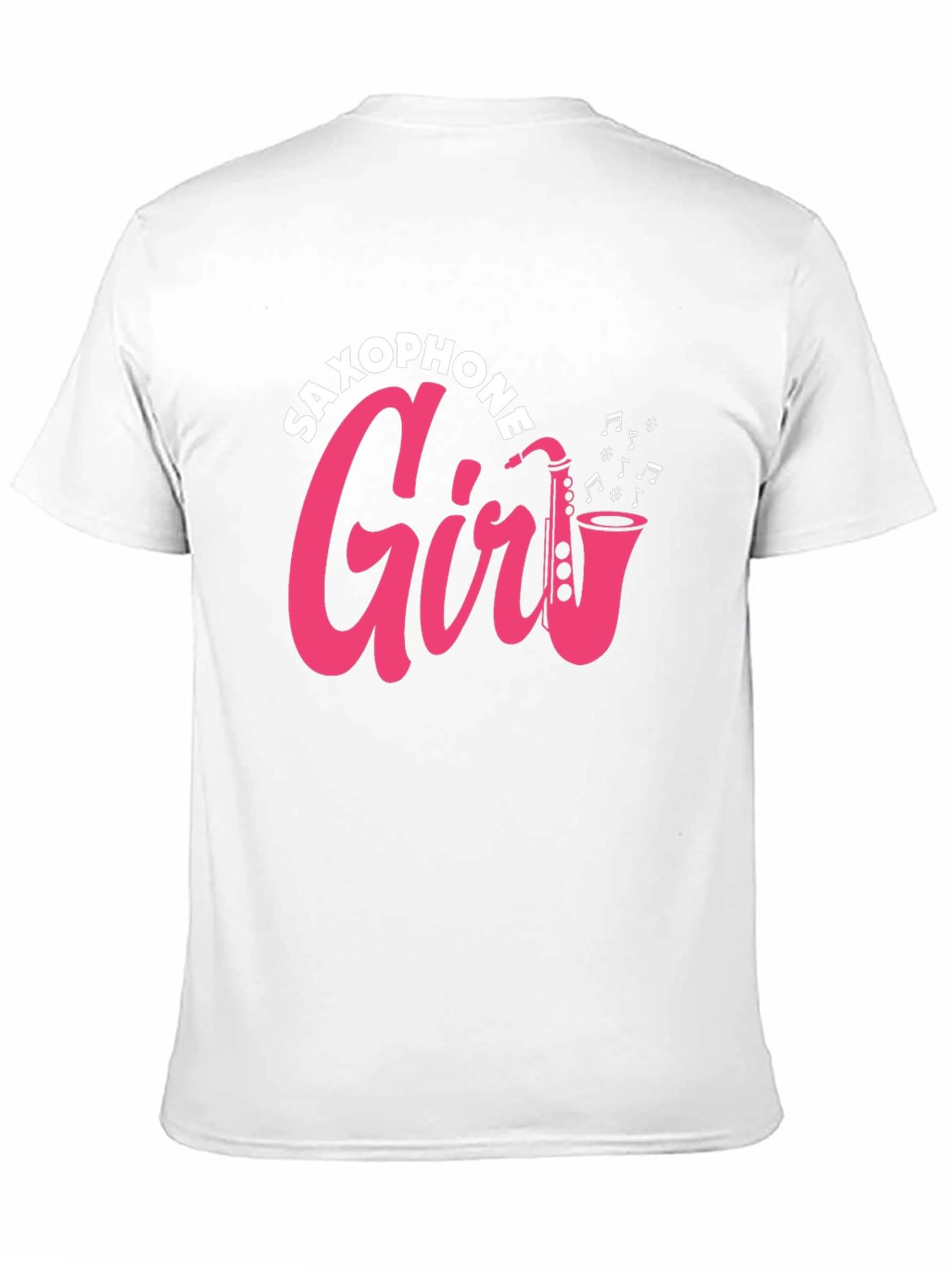 Saxophone Girl Graphic Tee - Music Lover T-Shirt