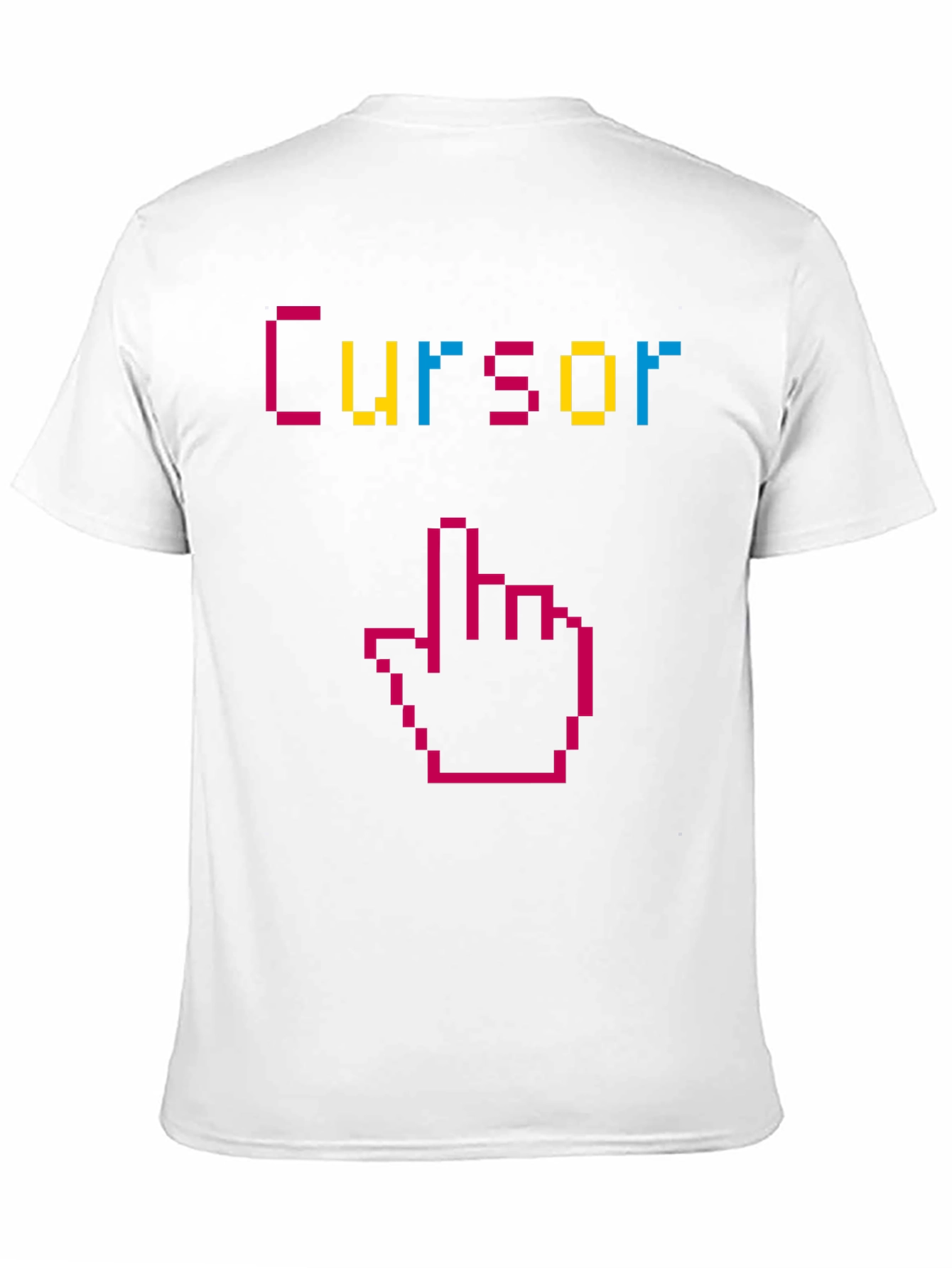 Pixel Cursor Graphic Tee - Gamer Style Shirt