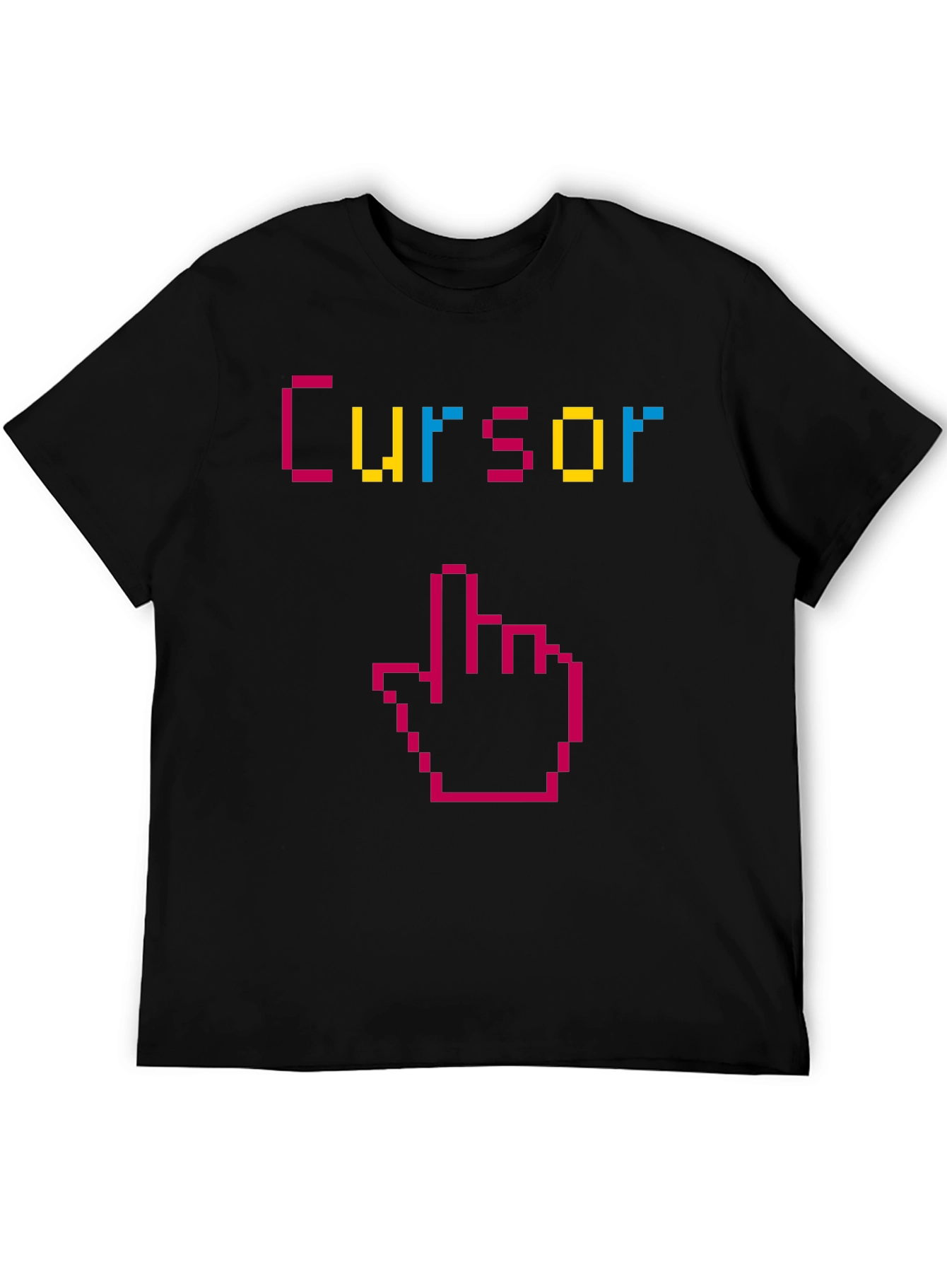 Pixel Cursor Graphic Tee - Gamer Style Shirt