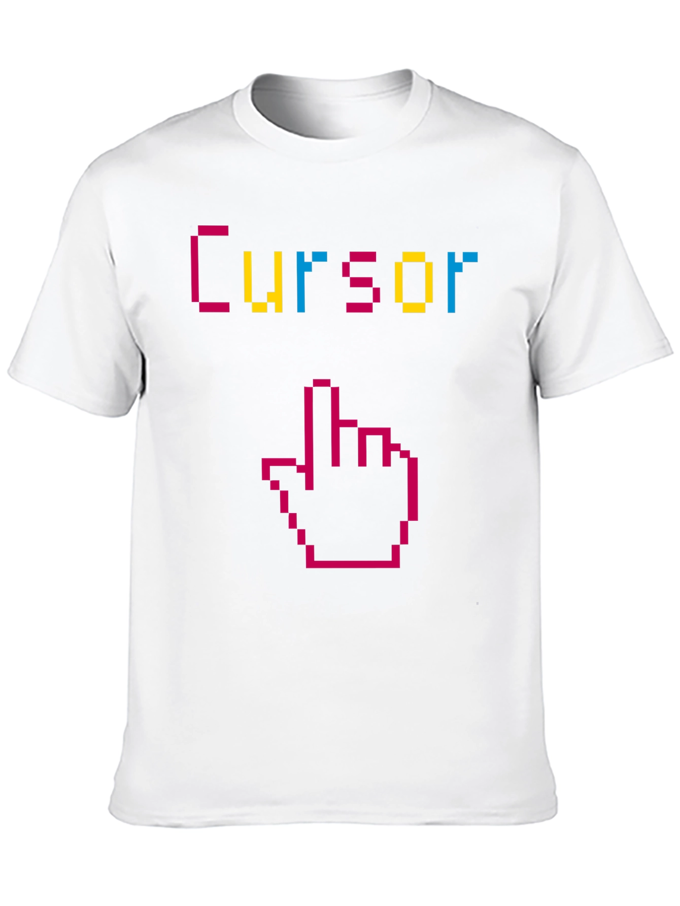 Pixel Cursor Graphic Tee - Gamer Style Shirt