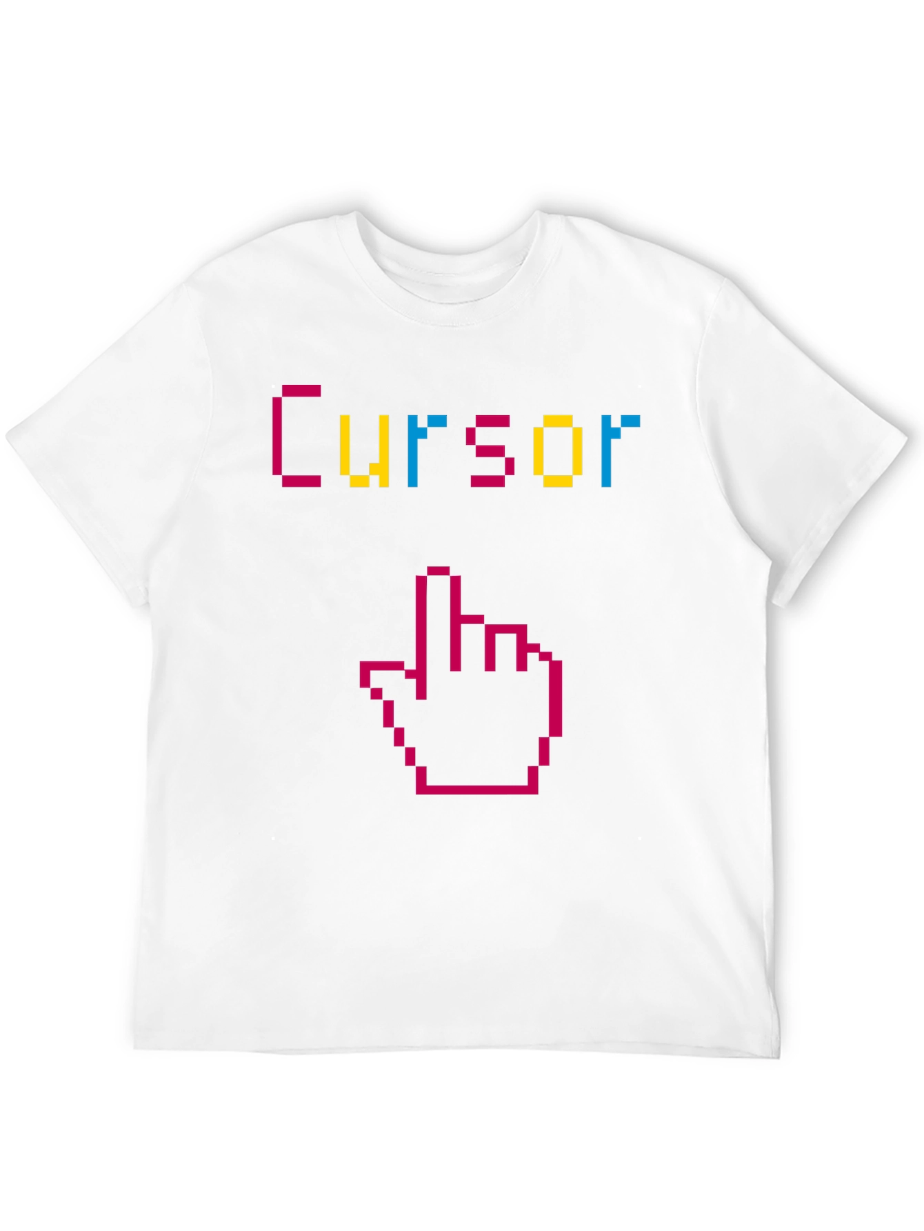 Pixel Cursor Graphic Tee - Gamer Style Shirt