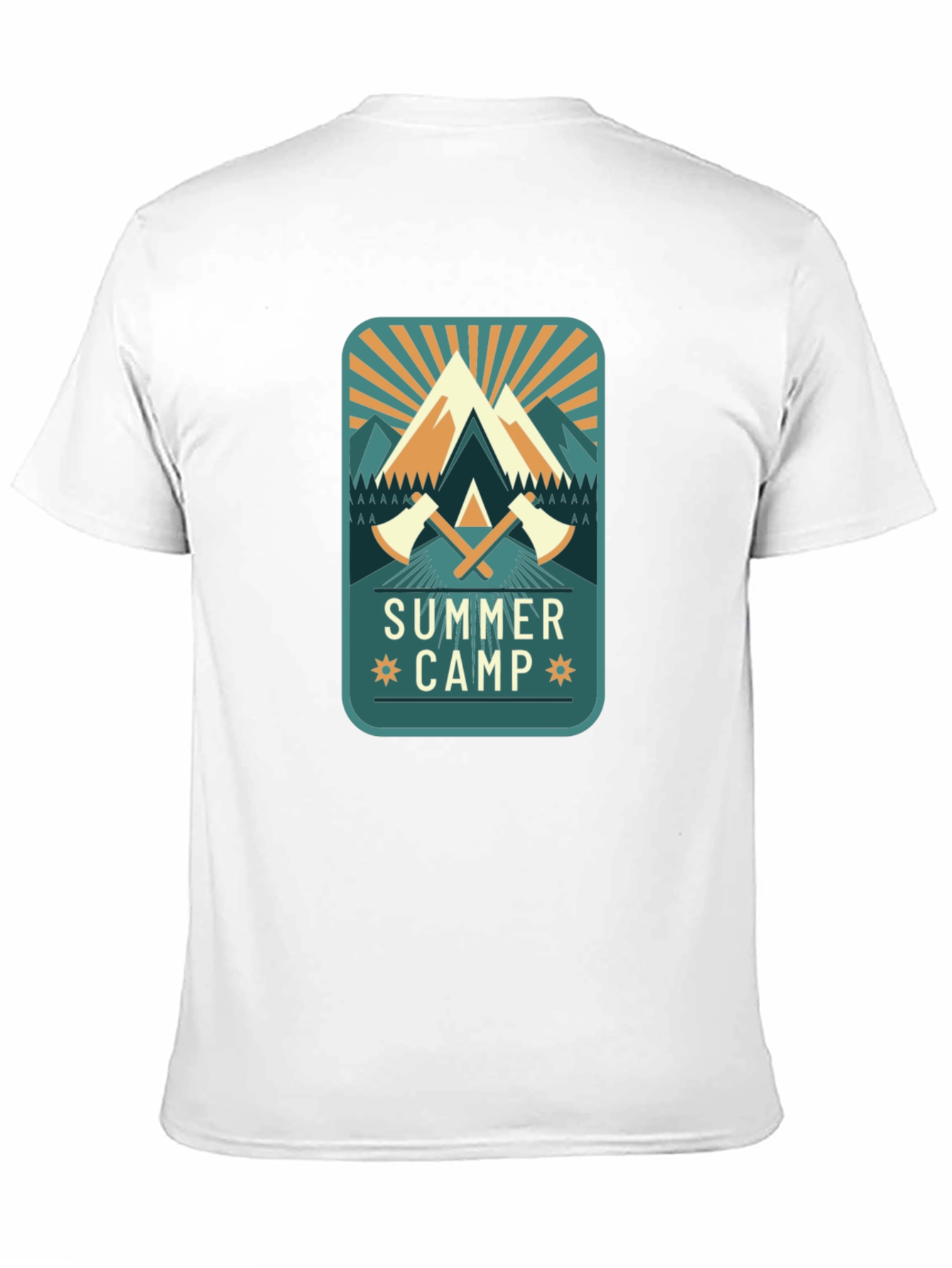 Summer Camp Graphic Tee - Mens Black T-Shirt