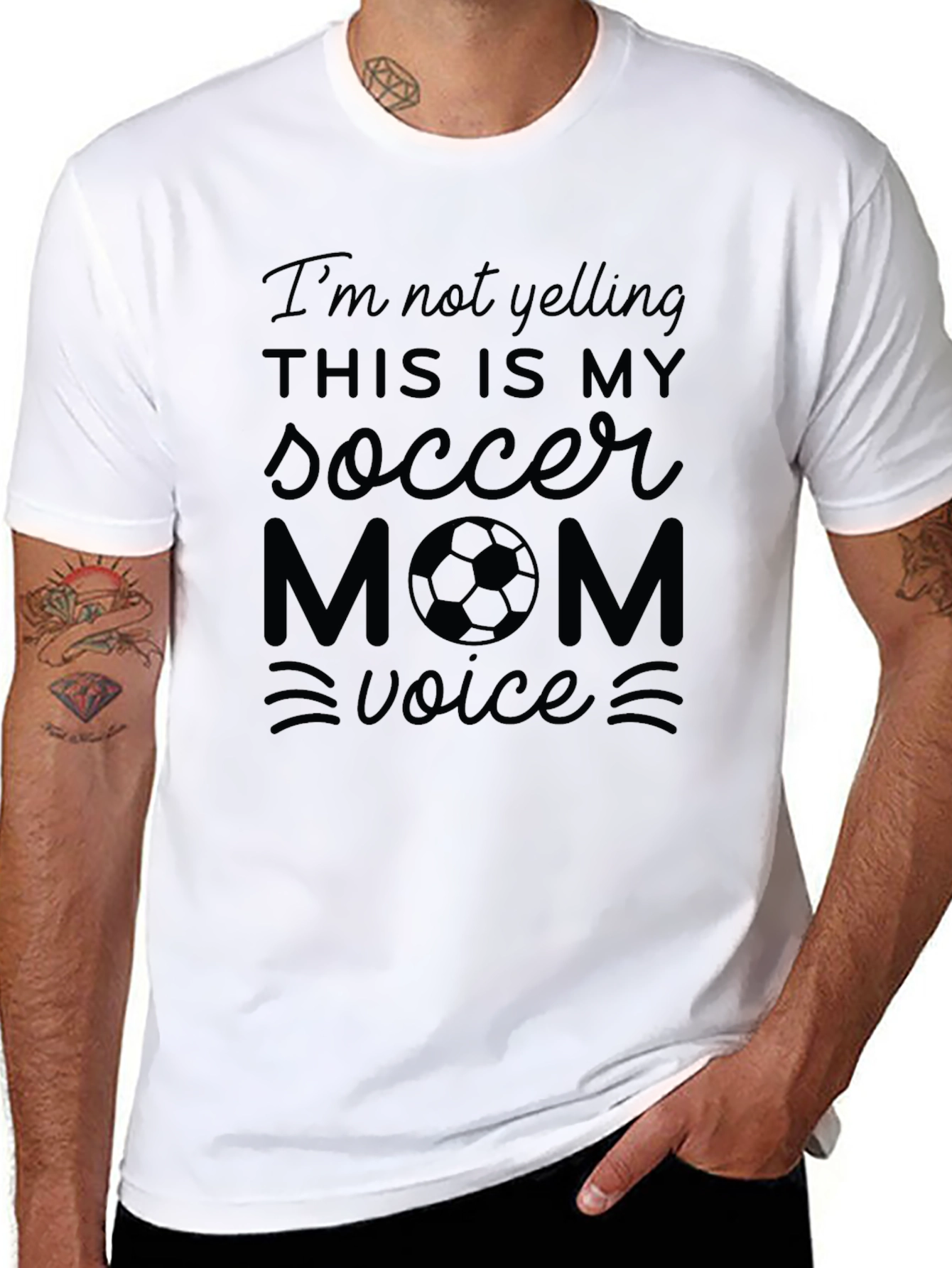 Soccer Mom Voice T-Shirt - Funny Graphic Tee