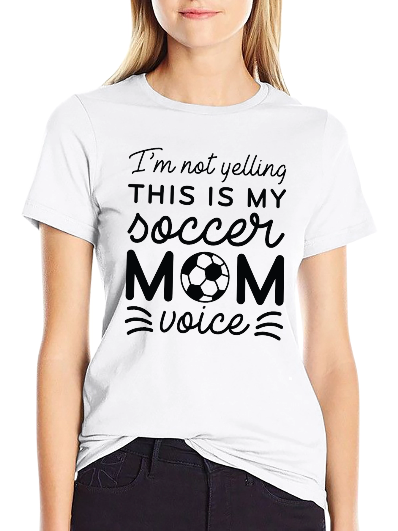 Soccer Mom Voice T-Shirt - Funny Graphic Tee
