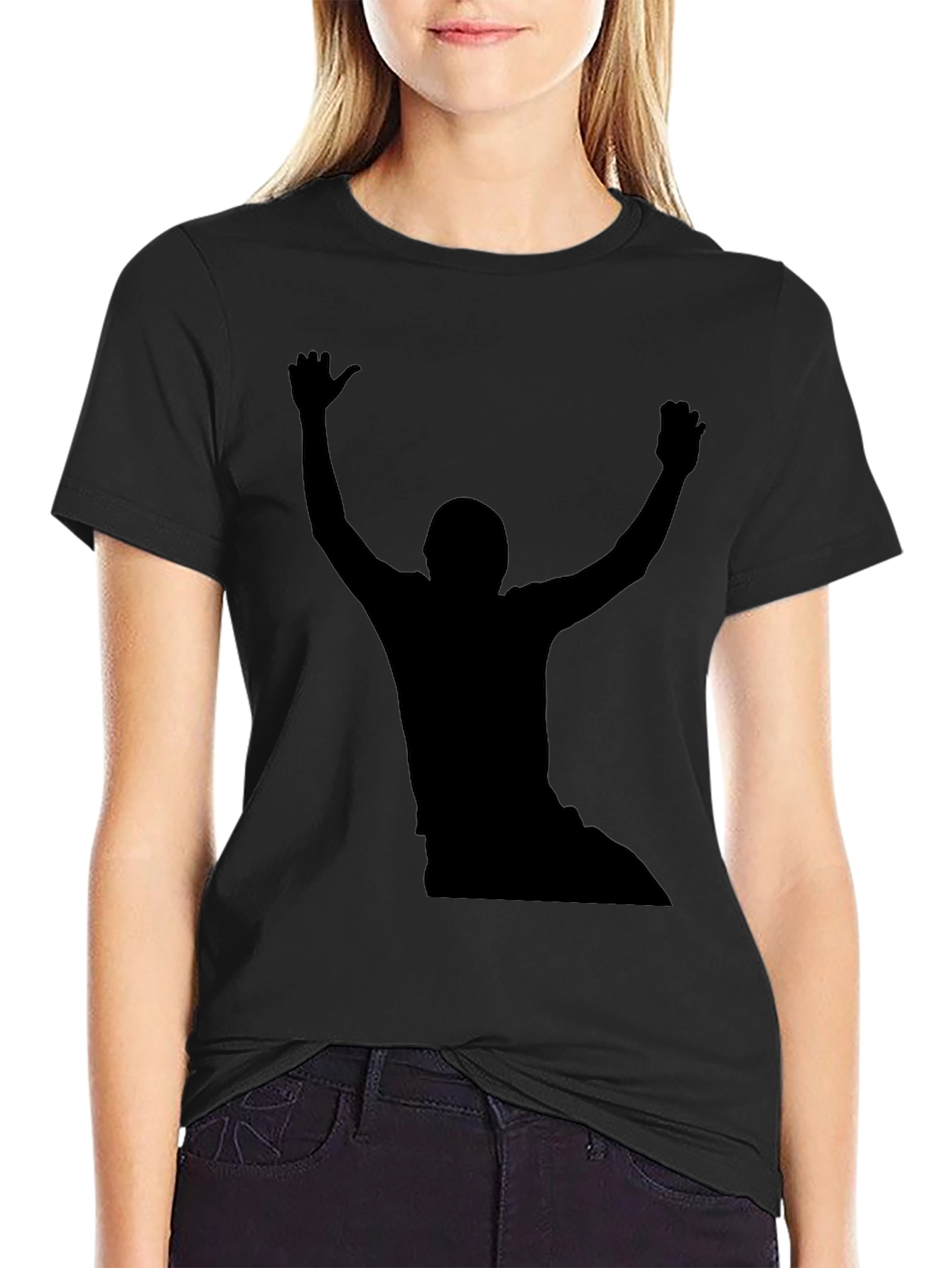 Silhouette Graphic Tee - Black