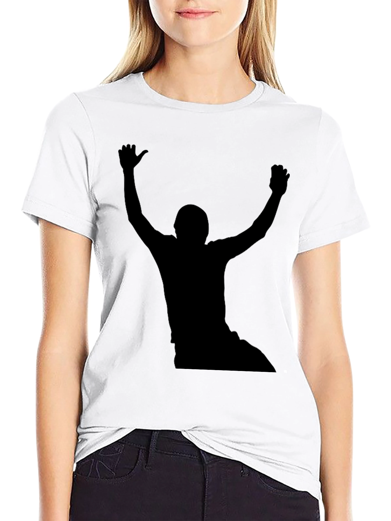 Silhouette Graphic Tee - Black