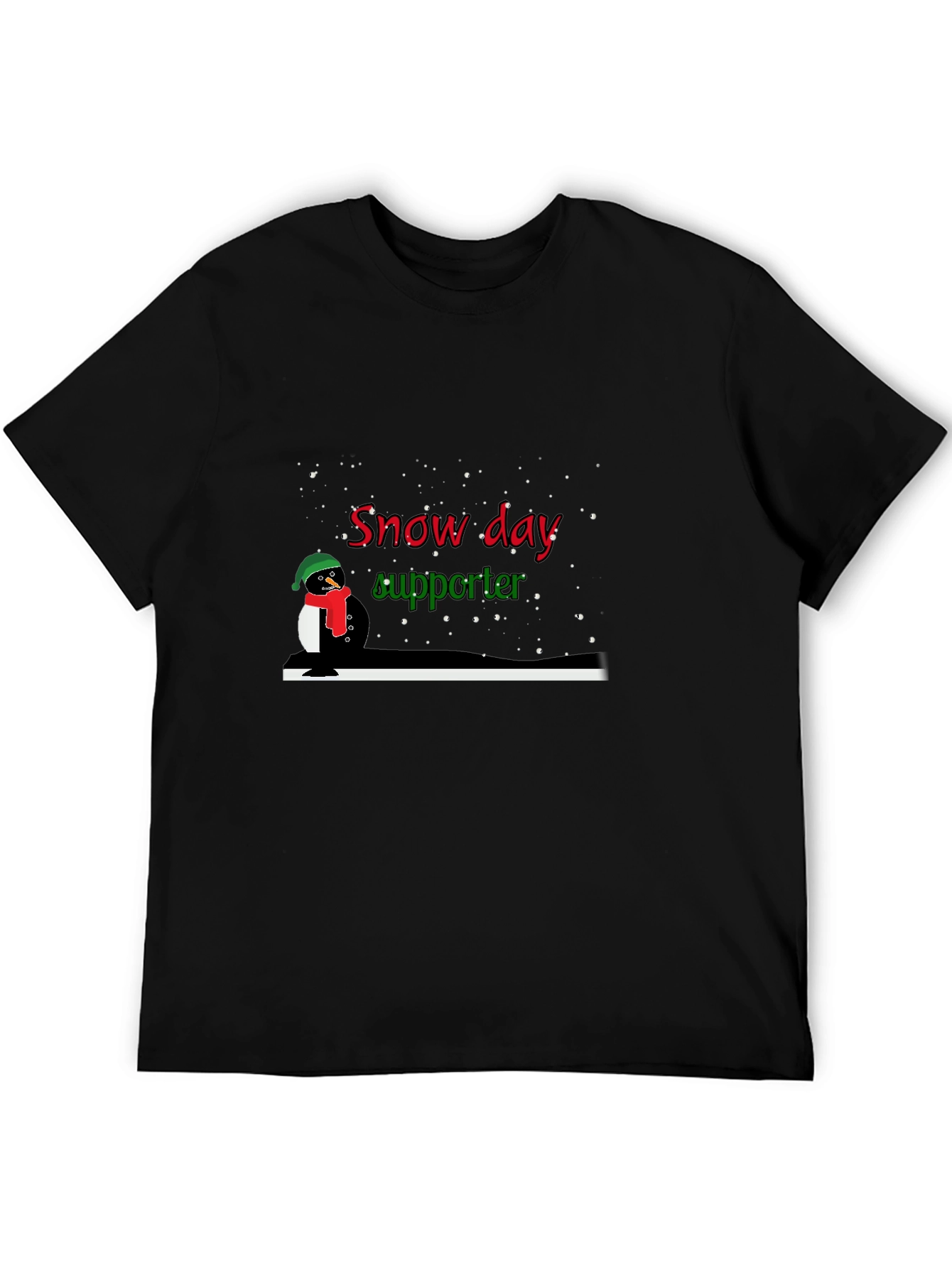 Snow Day Supporter Penguin T-Shirt