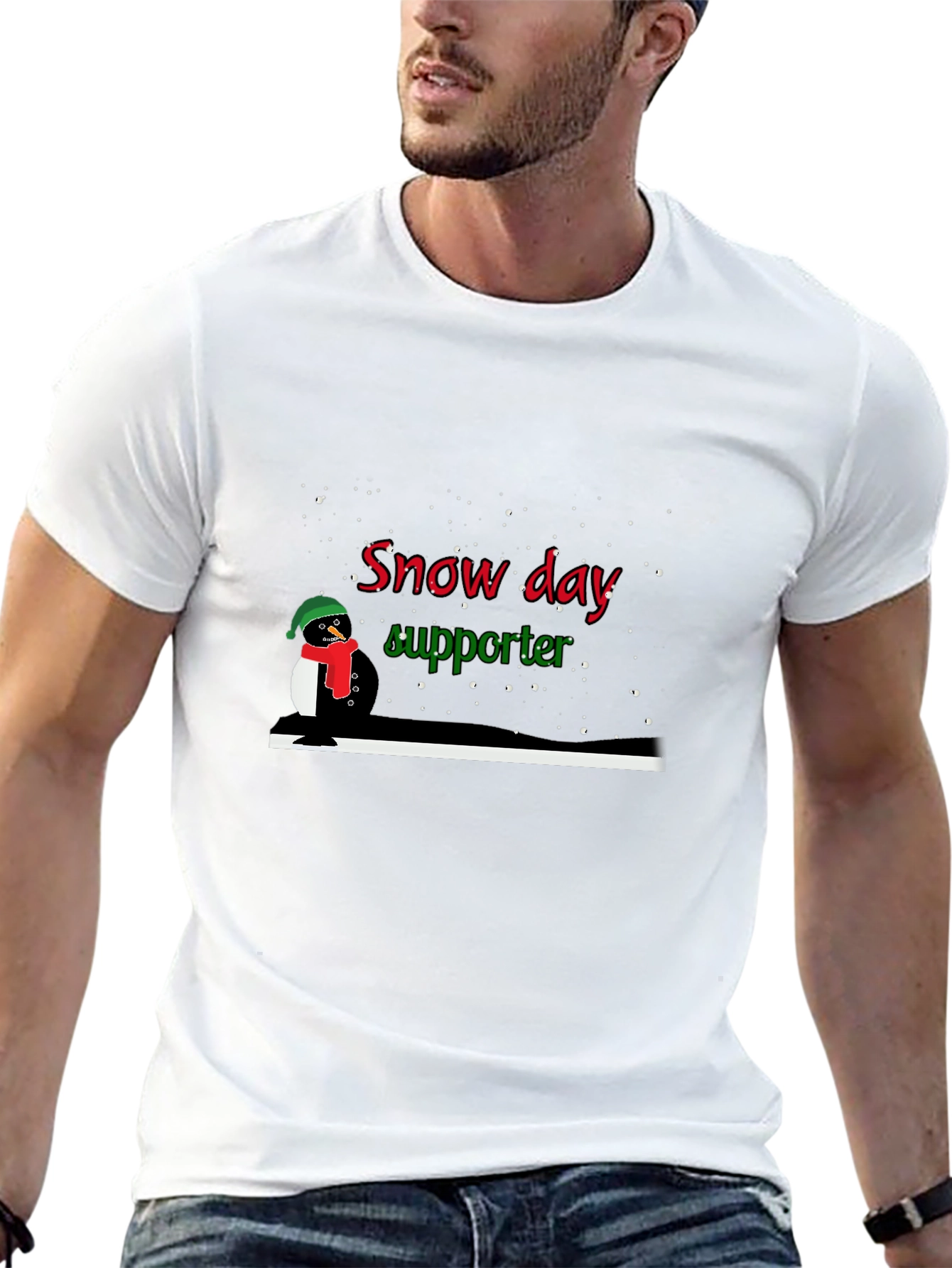 Snow Day Supporter Penguin T-Shirt