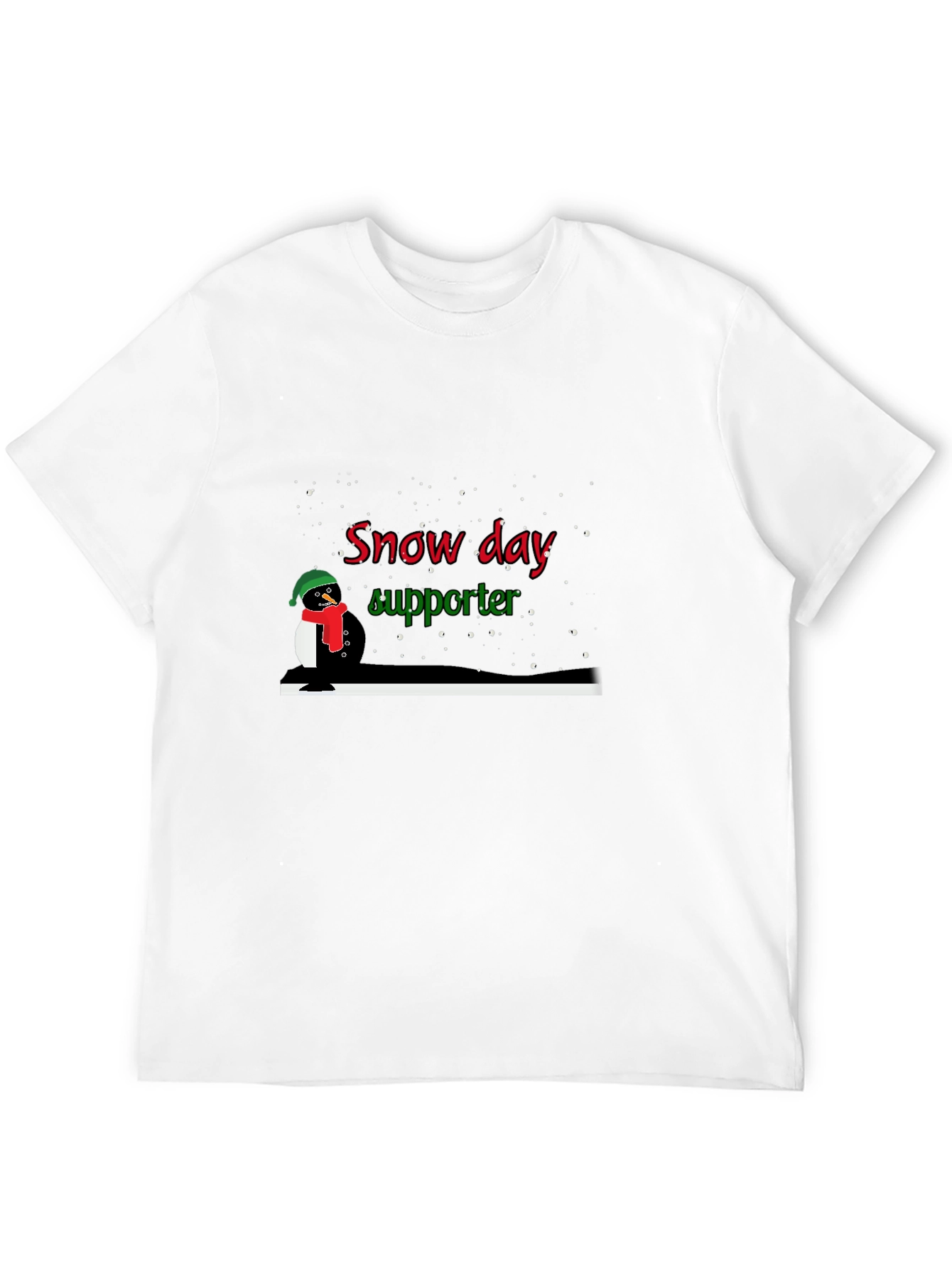 Snow Day Supporter Penguin T-Shirt