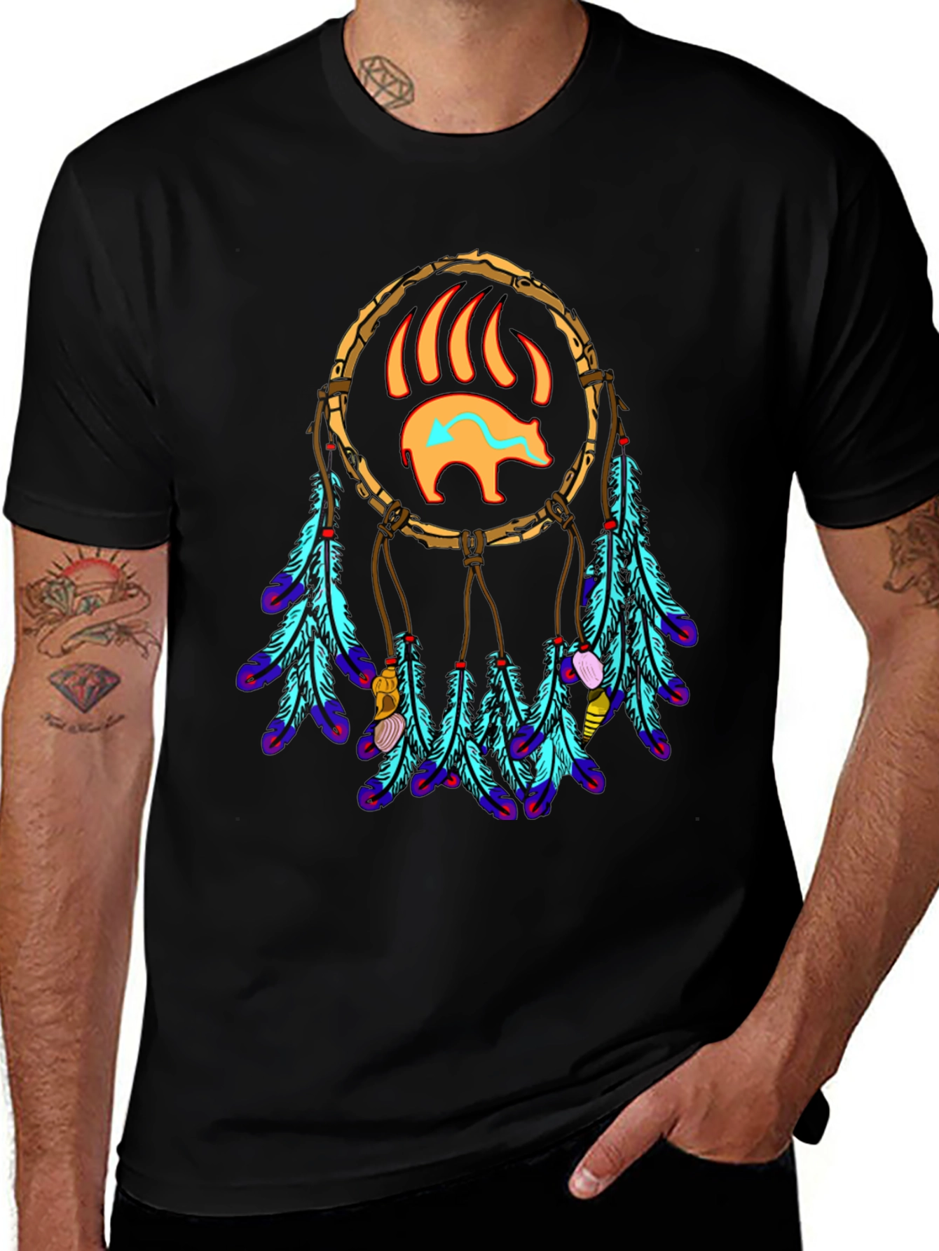 Bear Claw Dreamcatcher T-Shirt