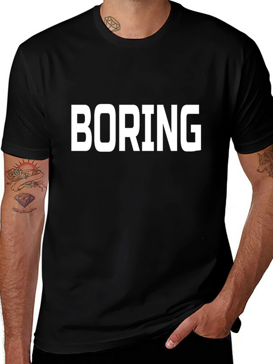 Boring Graphic Tee - Unisex Comfort Fit
