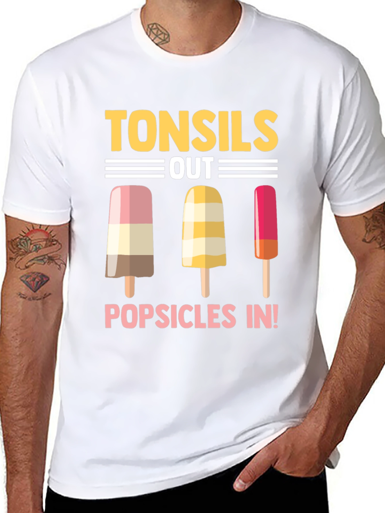 Tonsils Out Popsicles In T-Shirt
