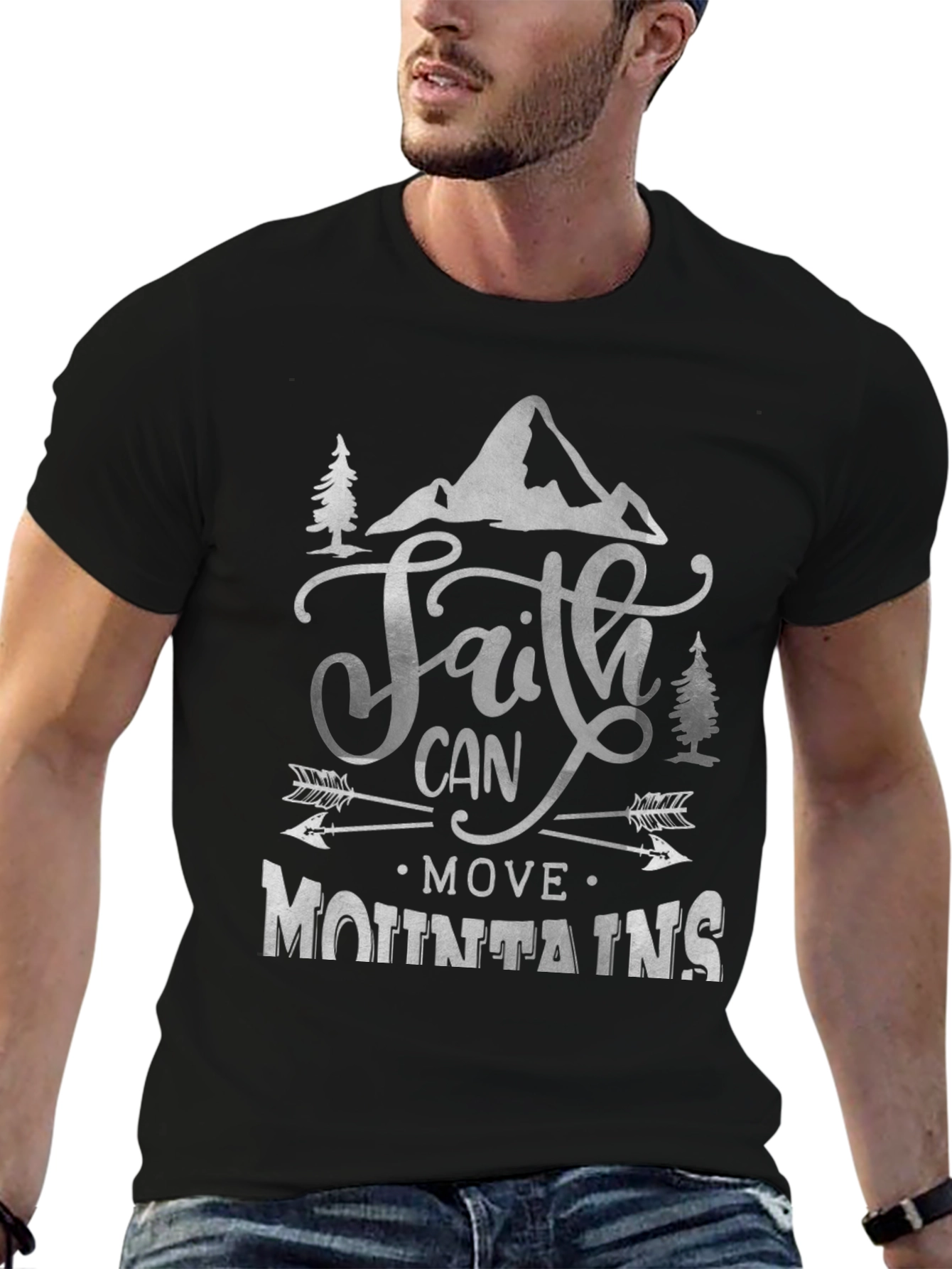 Faith Can Move Mountains Graphic Tee - Unisex
