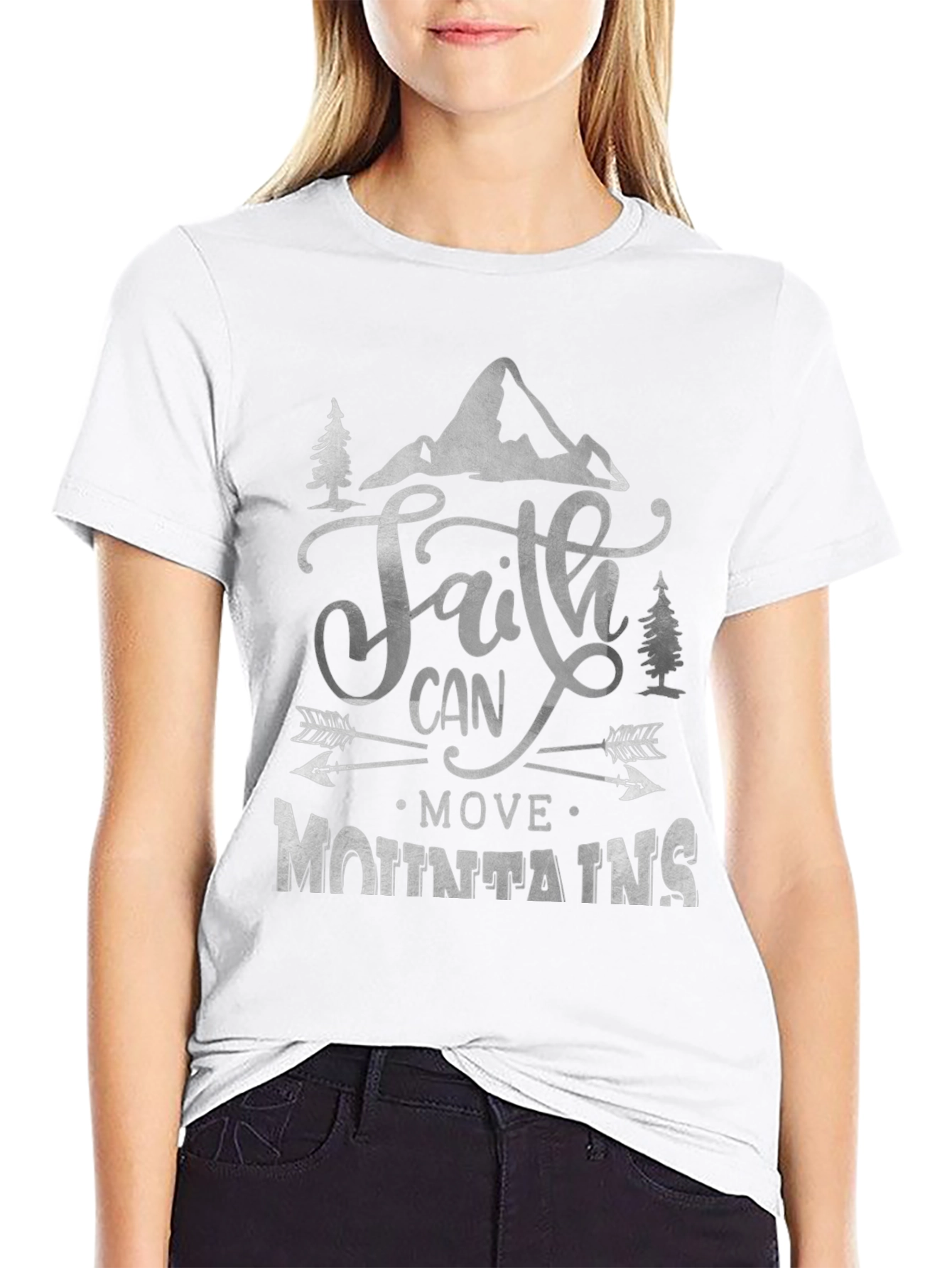 Faith Can Move Mountains Graphic Tee - Unisex