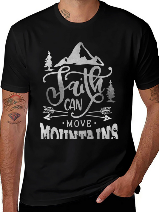 Faith Can Move Mountains Graphic Tee - Unisex
