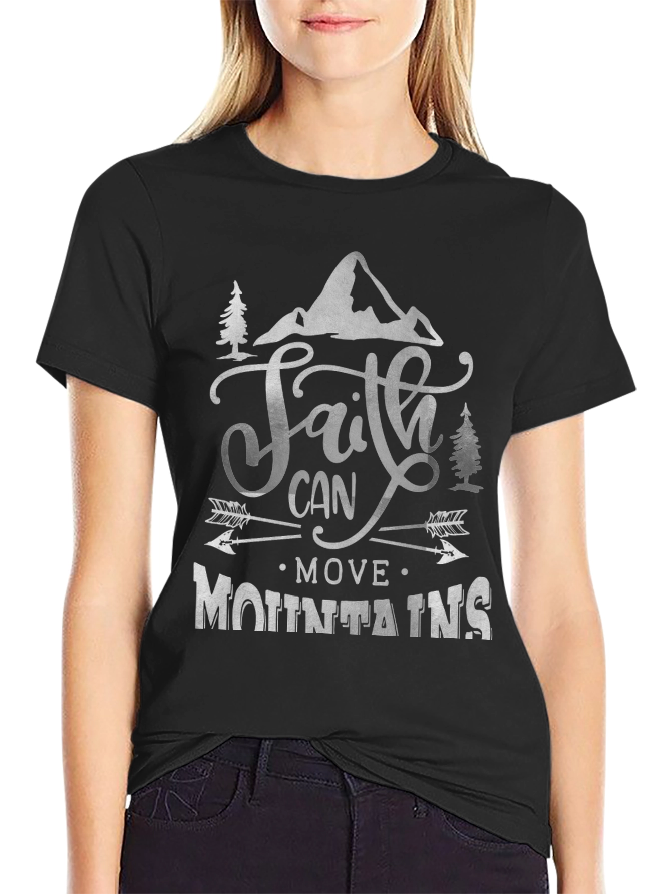 Faith Can Move Mountains Graphic Tee - Unisex