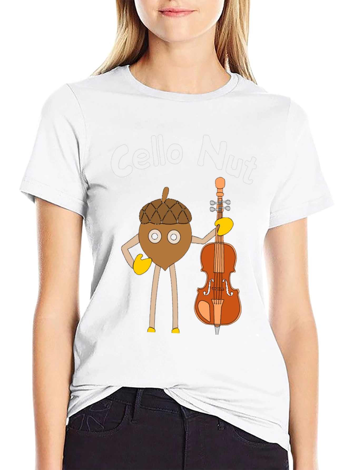 Cello Nut T-Shirt - Music Lover Tee