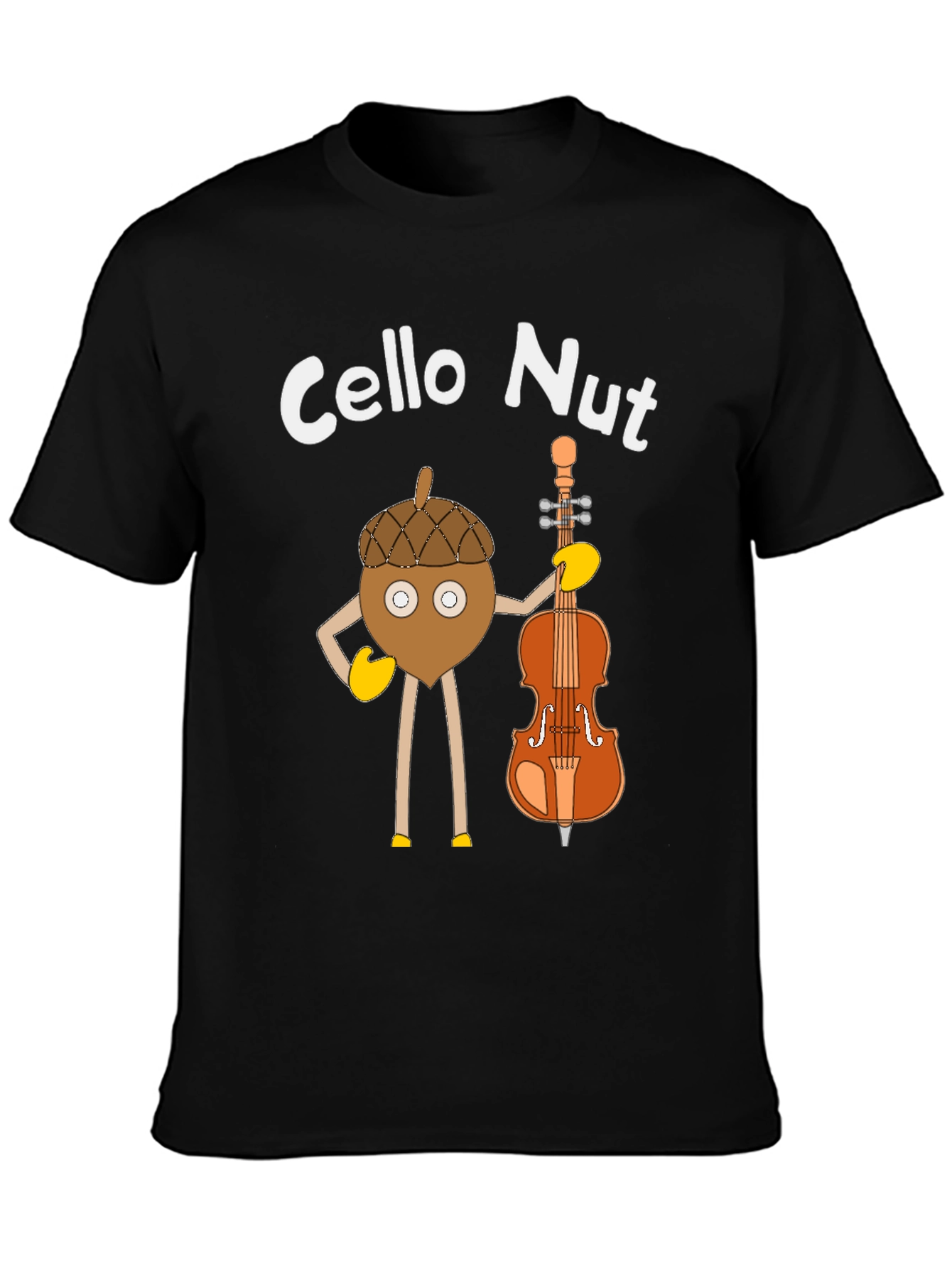 Cello Nut T-Shirt - Music Lover Tee