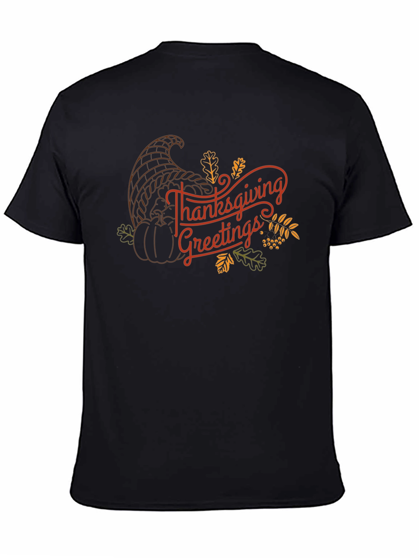 Thanksgiving Greetings Graphic T-Shirt