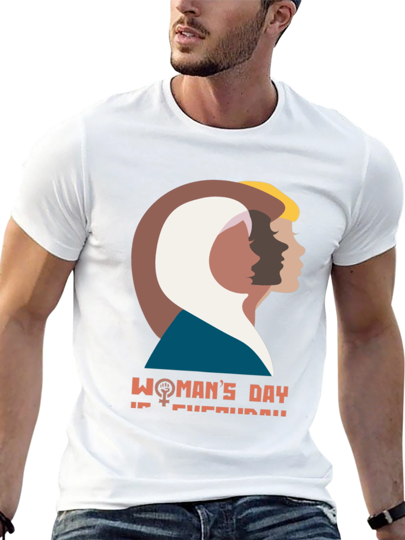 Womans Day Everyday T-Shirt - Empowering Design