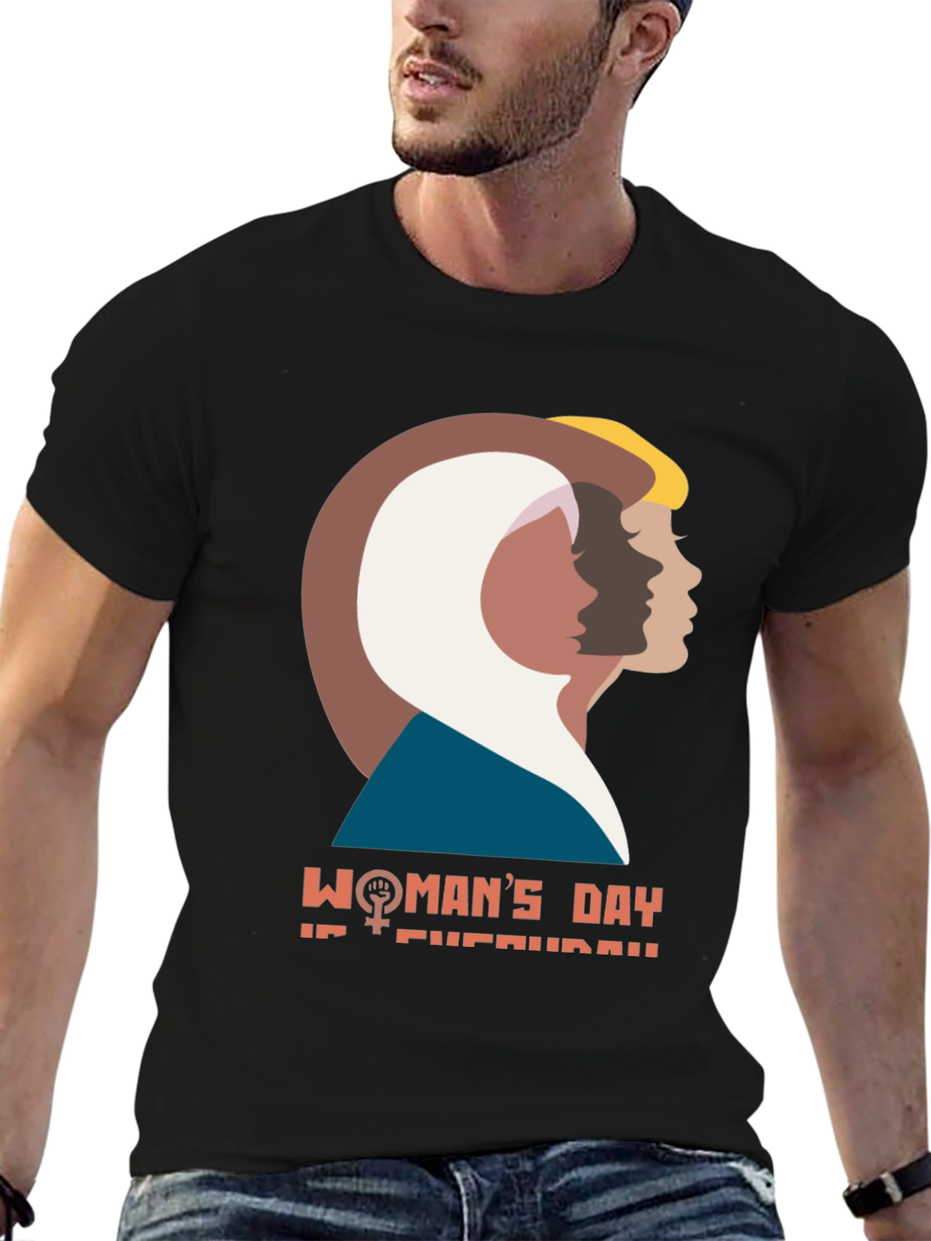 Womans Day Everyday T-Shirt - Empowering Design