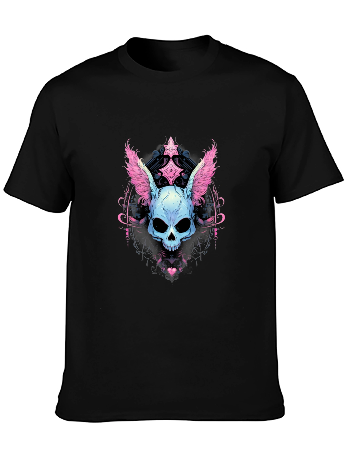 Skull Bunny Graphic Tee - Unique Design