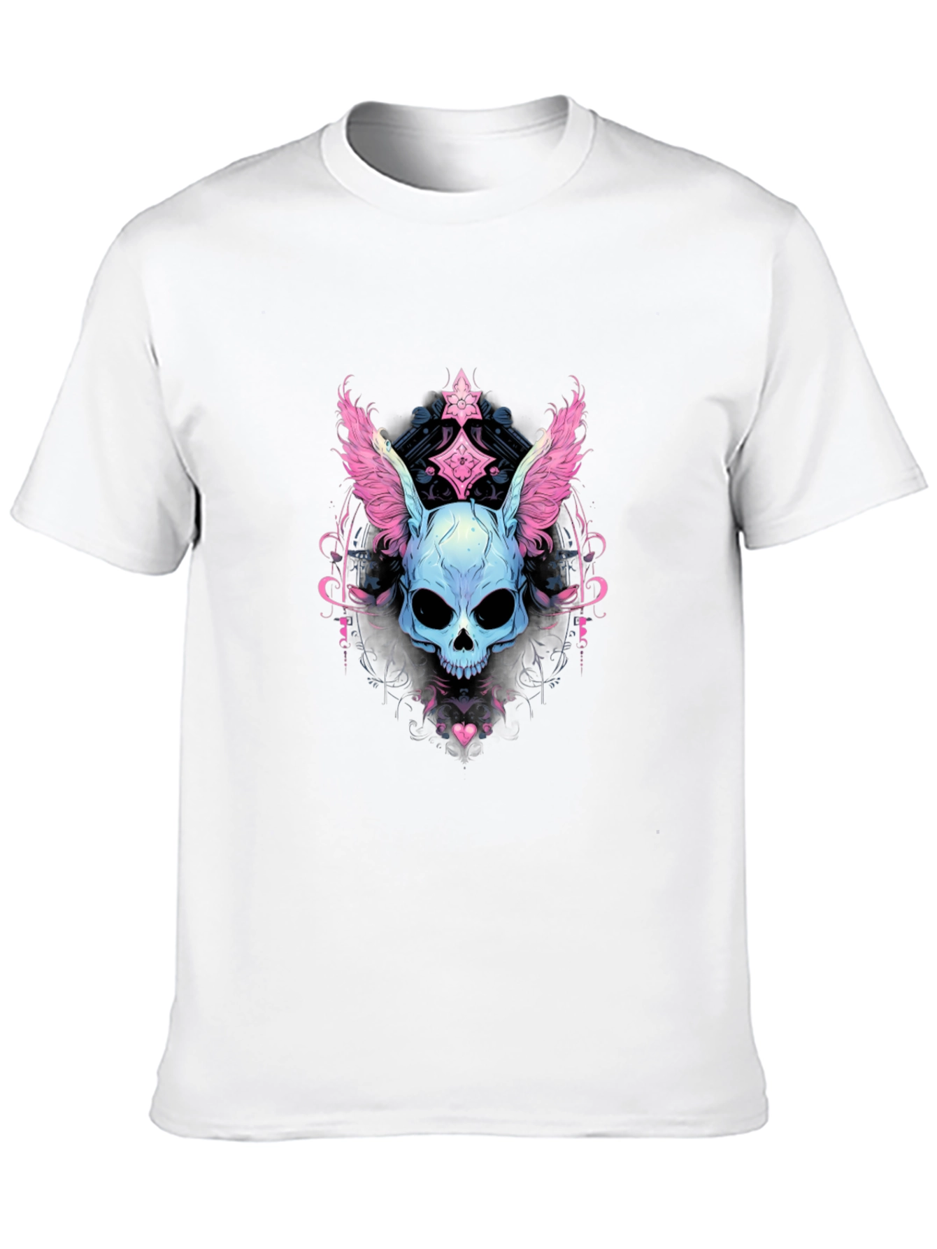 Skull Bunny Graphic Tee - Unique Design