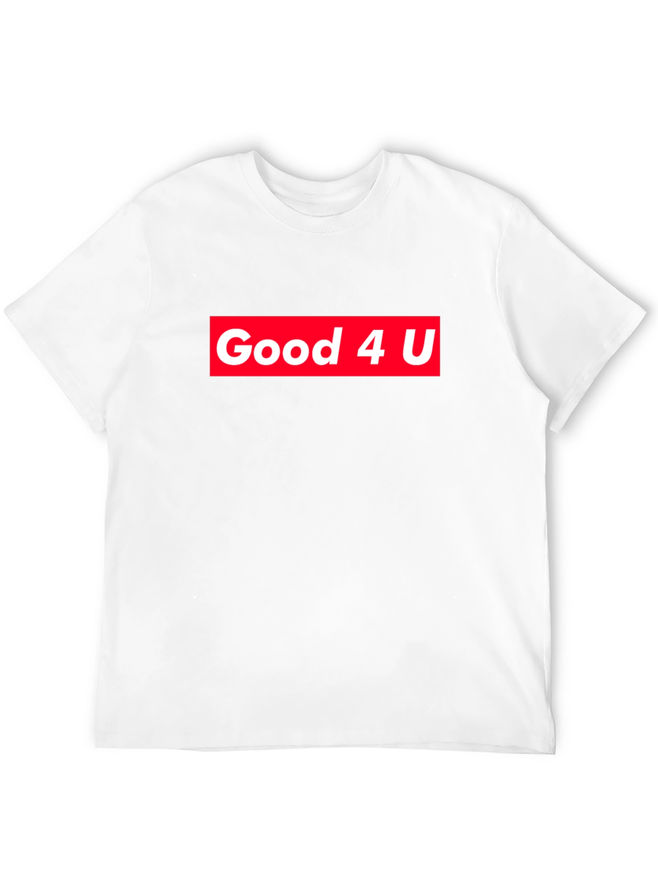 Good 4 U Graphic Tee - Black Cotton Blend