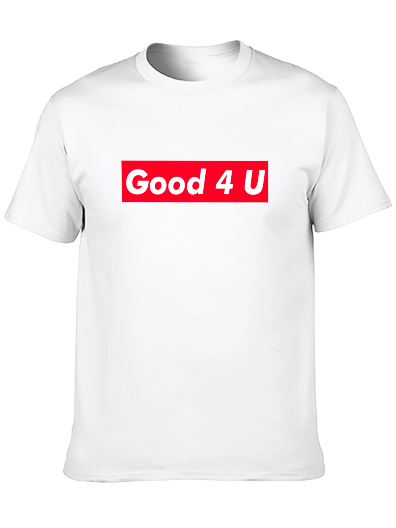 Good 4 U Graphic Tee - Black Cotton Blend