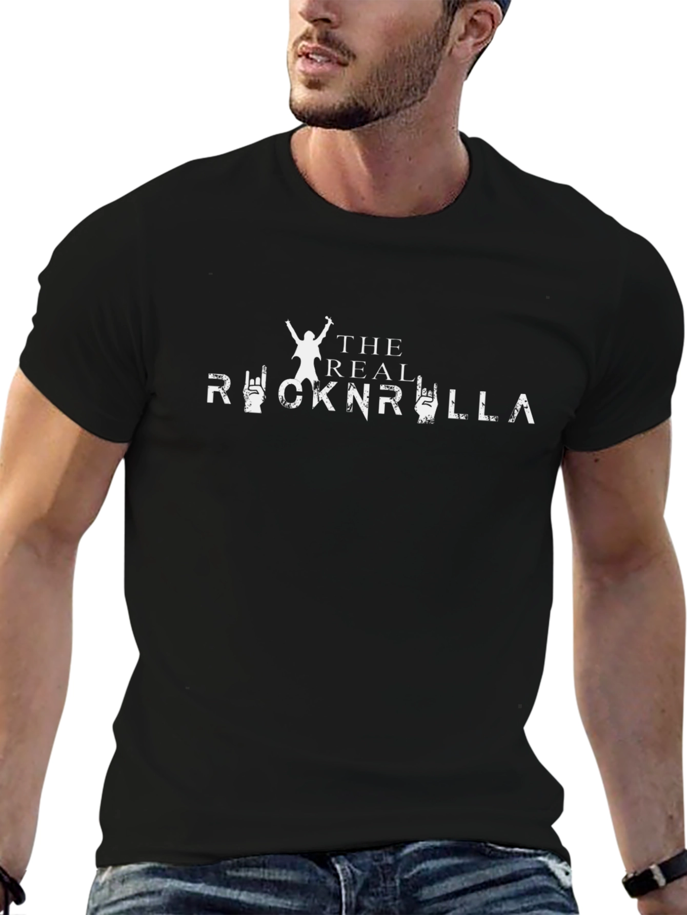 The Real RocknRolla Black T-Shirt - Graphic Tee