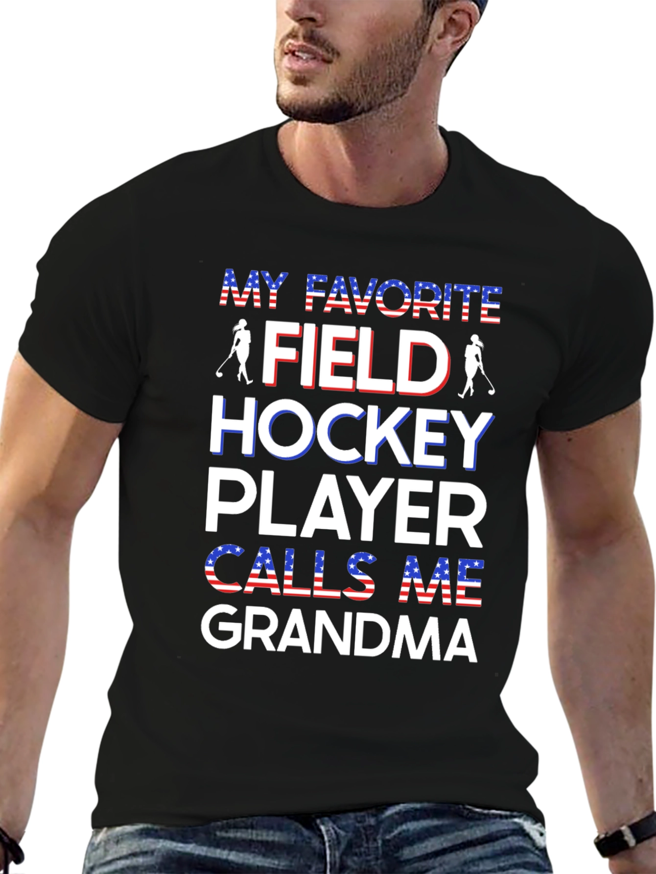 Favorite Field Hockey Grandma T-Shirt