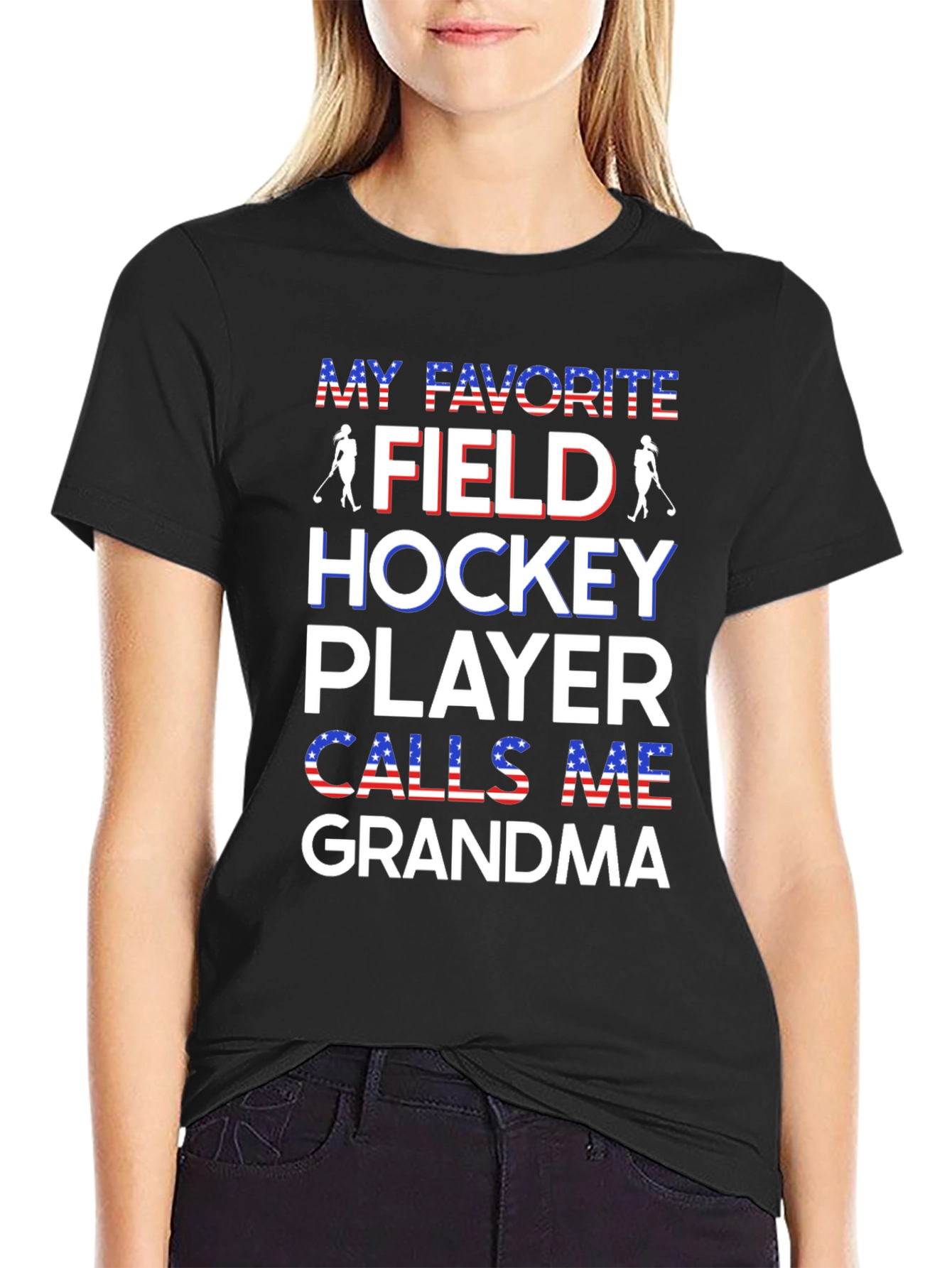 Favorite Field Hockey Grandma T-Shirt