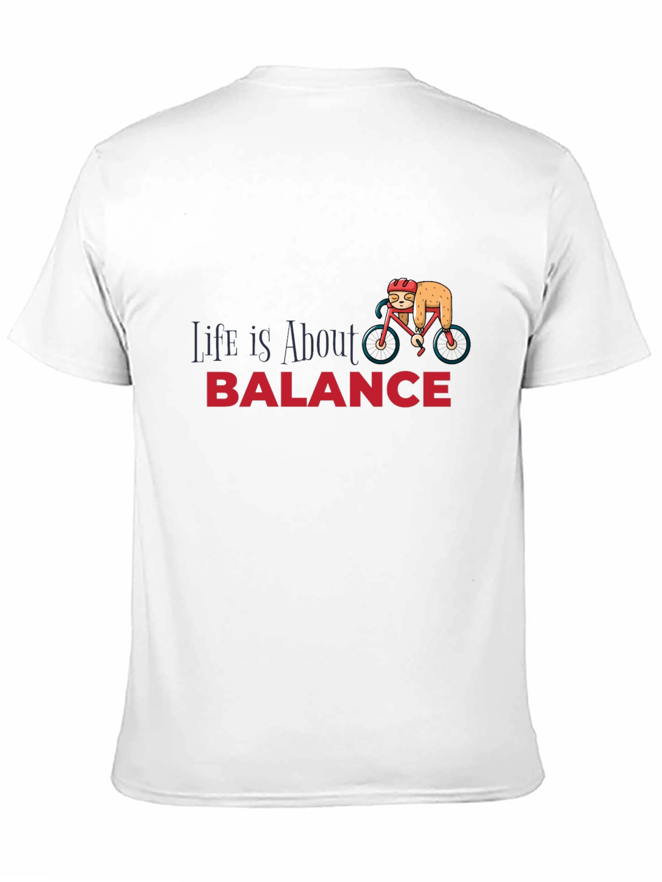 Life is About Balance Sloth Graphic T-Shirt
