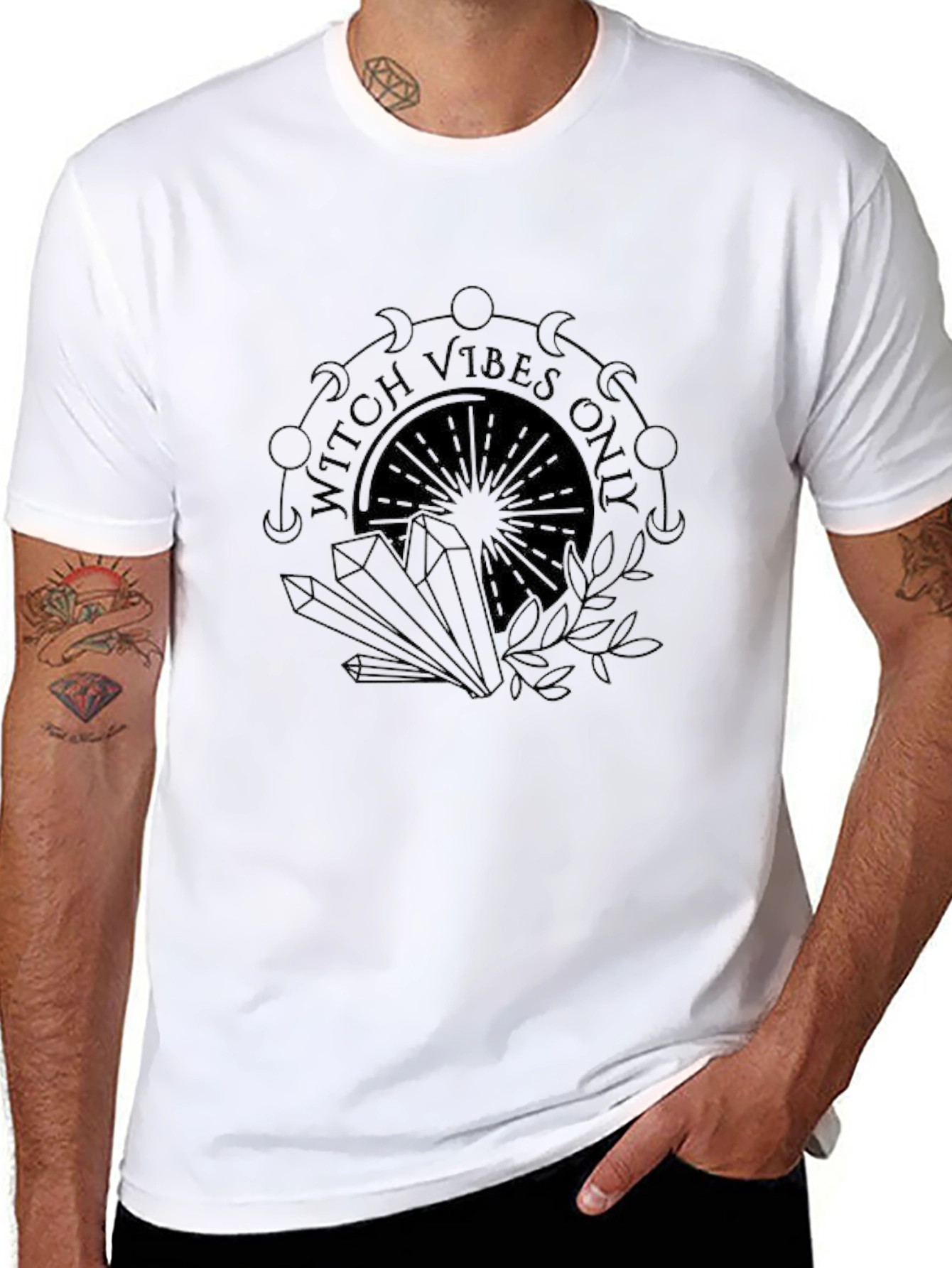 Witch Vibes Only T-Shirt - Gothic Fashion Tee