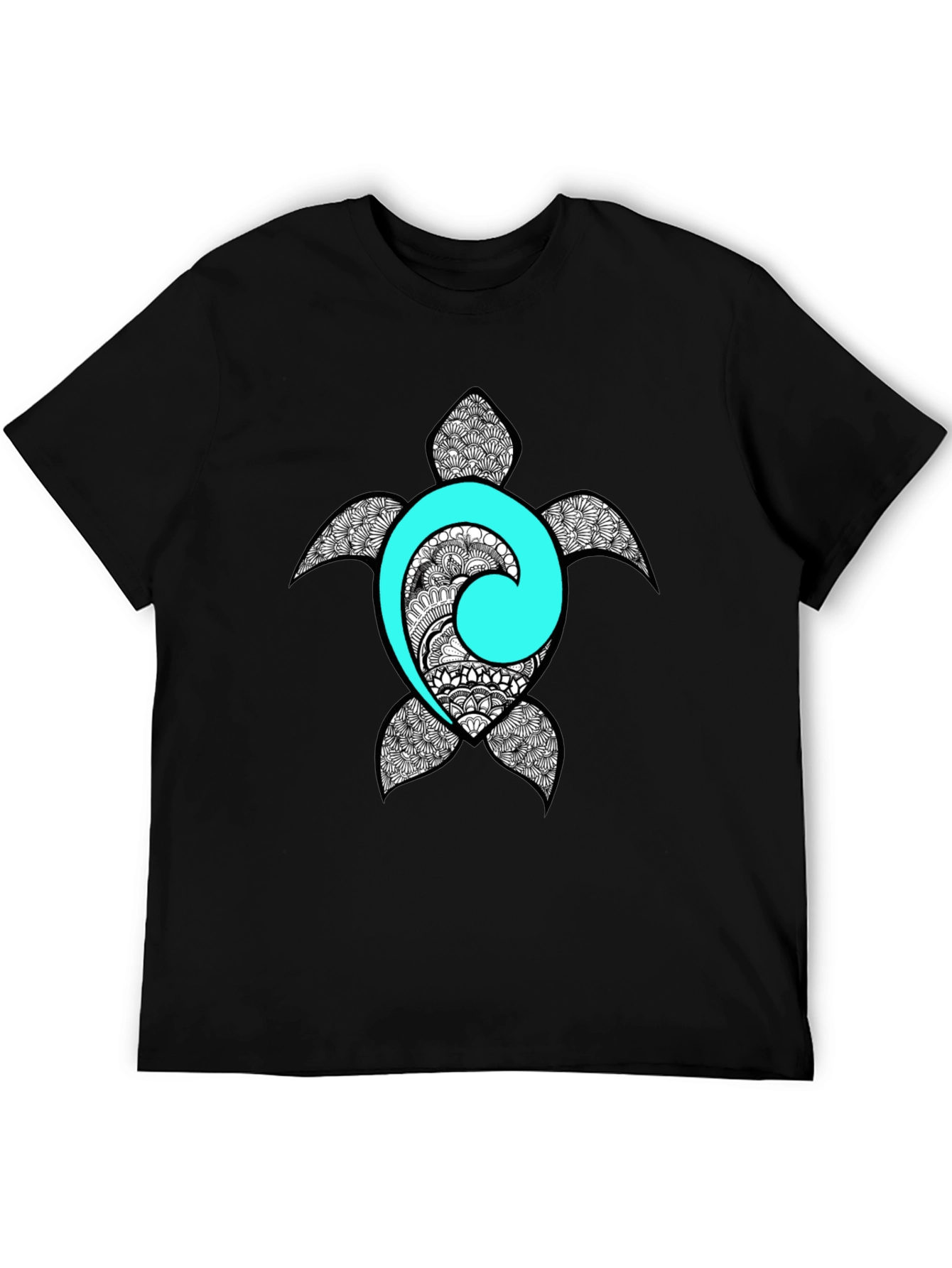 Sea Turtle Graphic Tee - Black T-Shirt