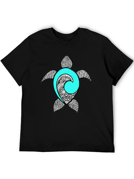 Sea Turtle Graphic Tee - Black T-Shirt