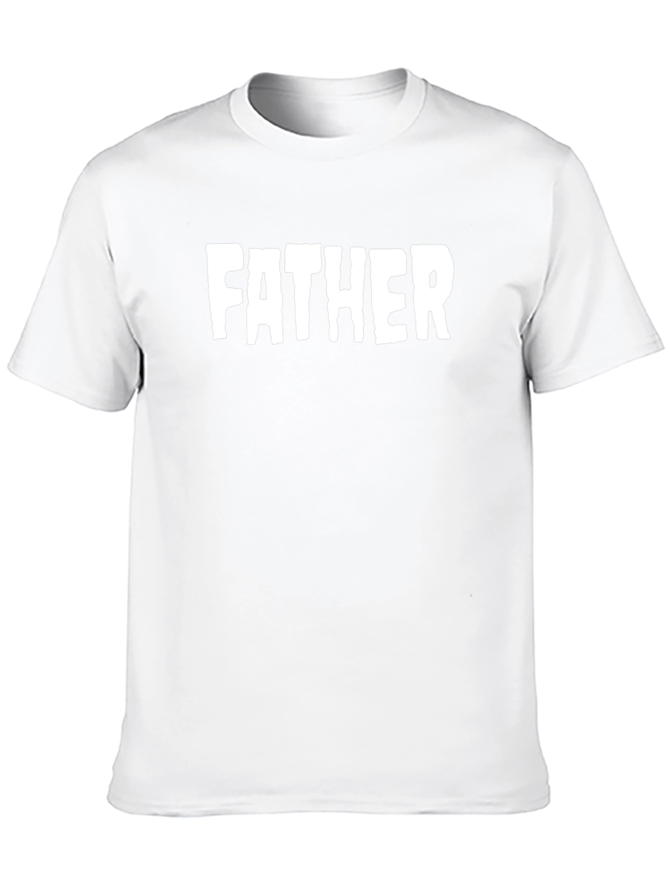 Father Graphic T-Shirt - Black Cotton Tee