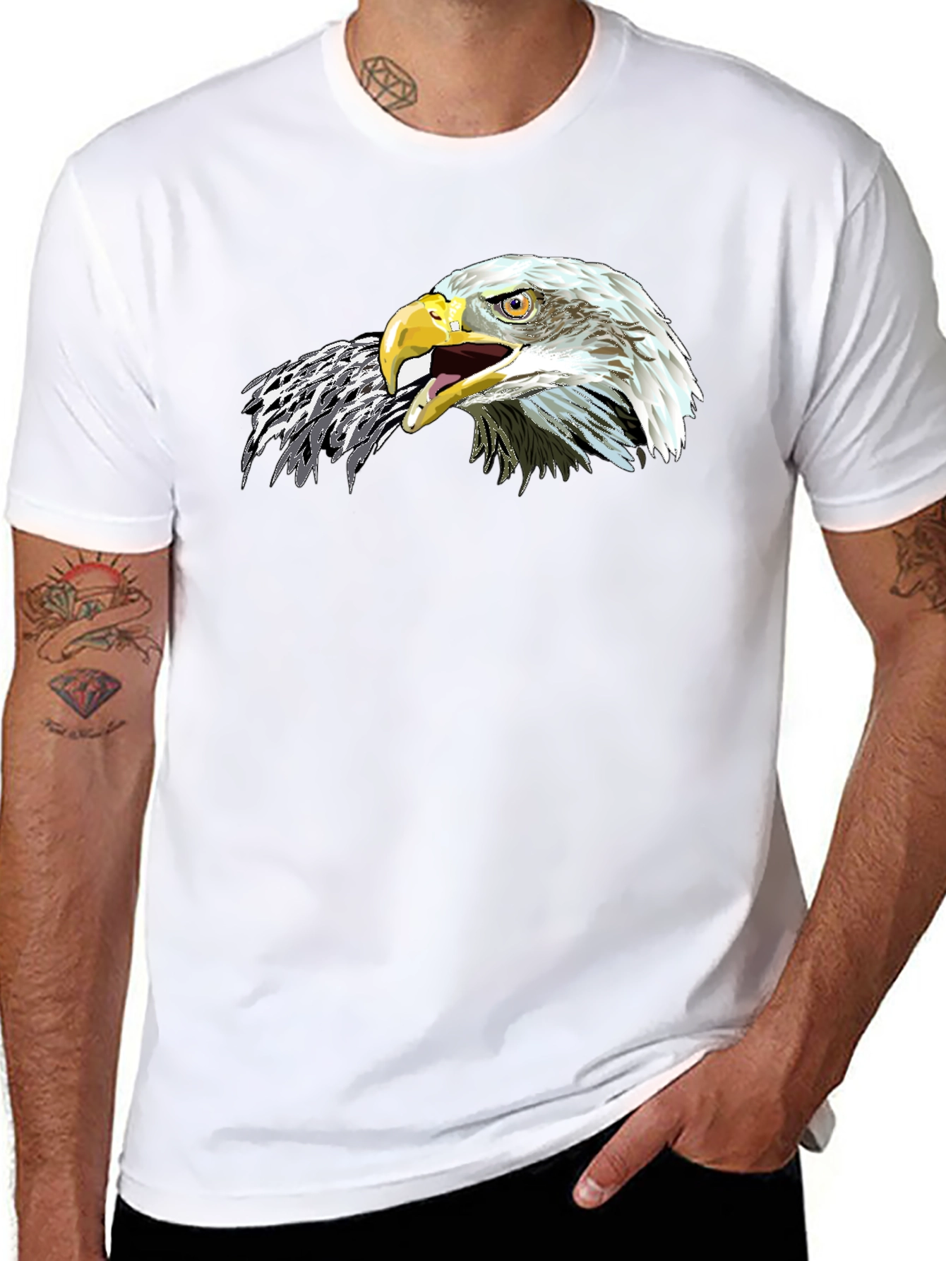 Eagle Graphic T-Shirt - Black