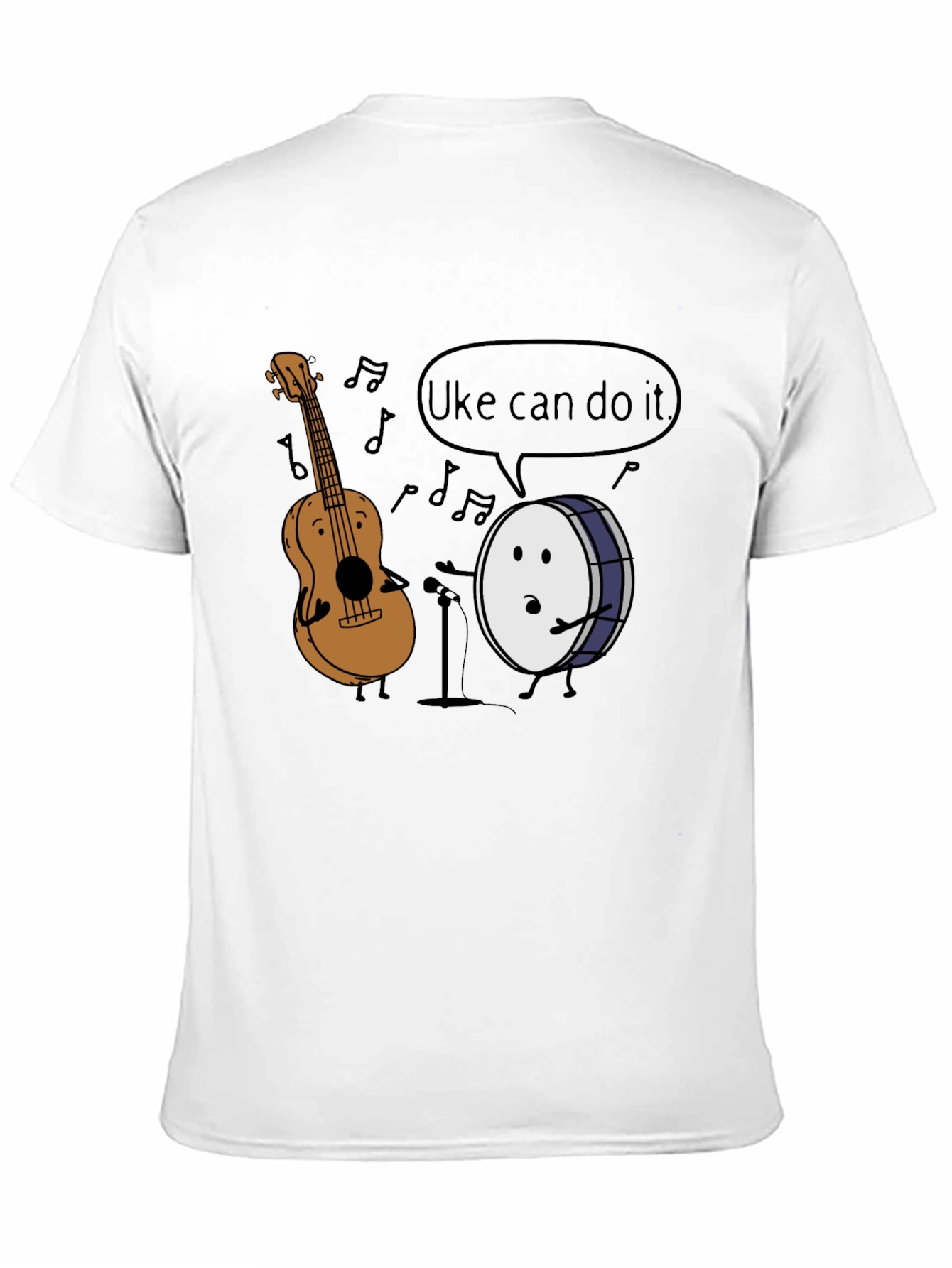 Uke Can Do It T-Shirt: Music Pun Tee