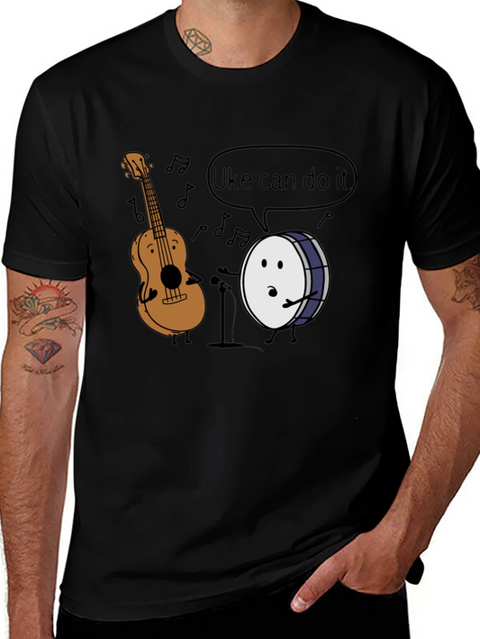 Uke Can Do It T-Shirt: Music Pun Tee
